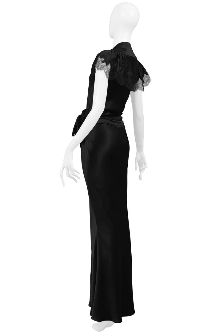 CHRISTIAN DIOR BY JOHN GALLIANO ICONIC DEVIL WEARS PRADA EVENING GOWN 2005
