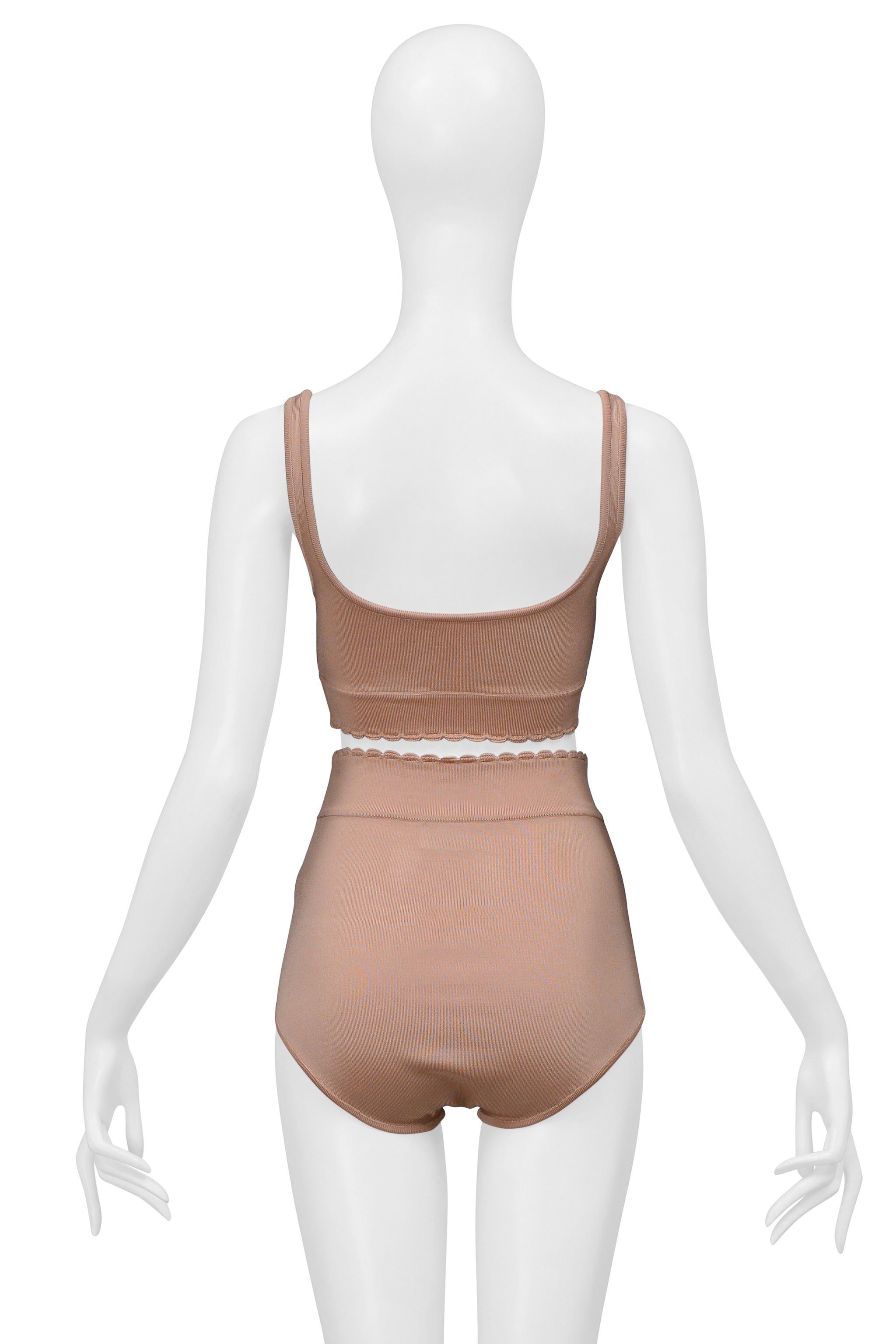 ALEXANDRE VAUTHIER BLUSH BRA & HOT PANTS