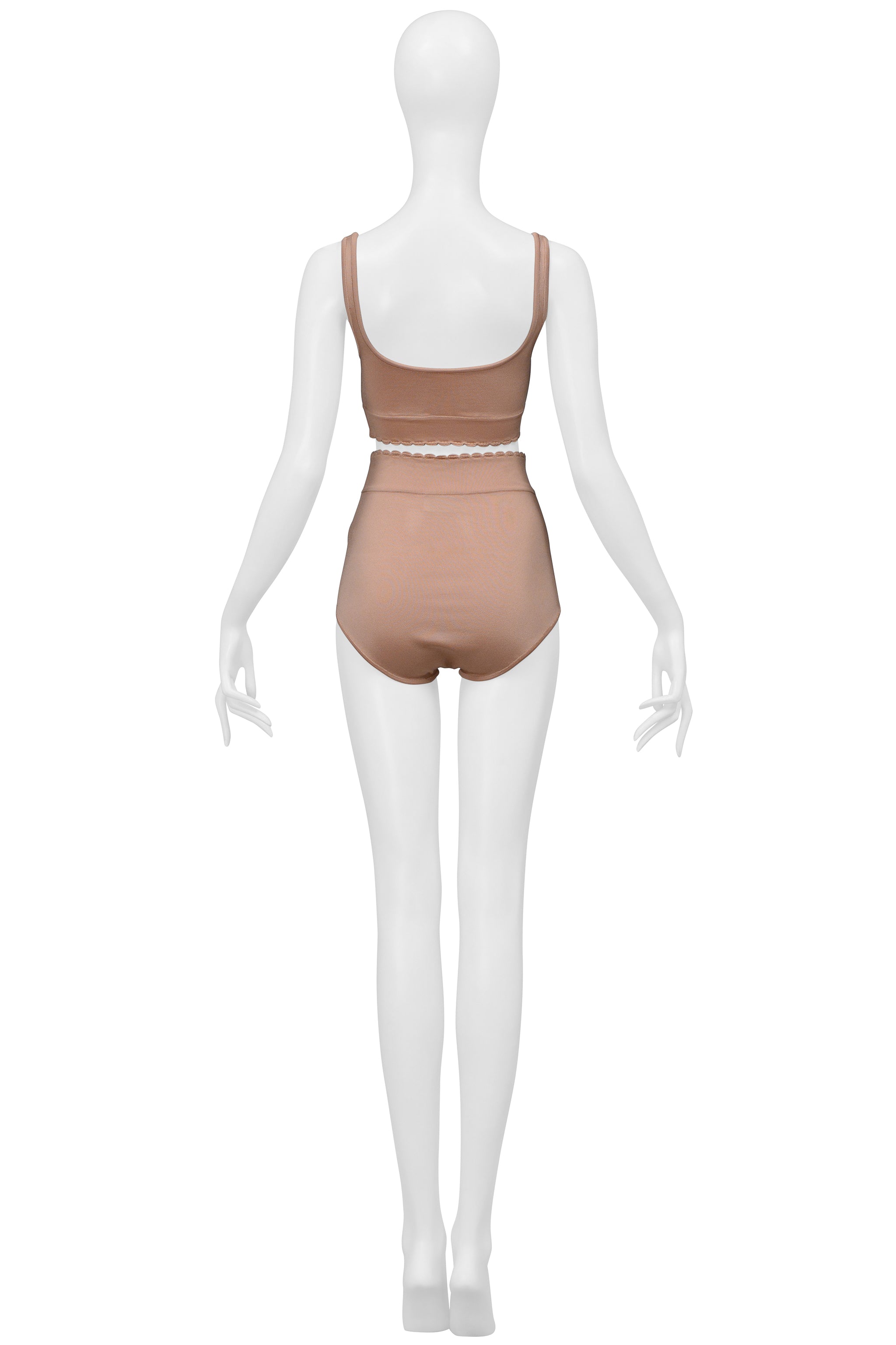 ALEXANDRE VAUTHIER BLUSH BRA & HOT PANTS