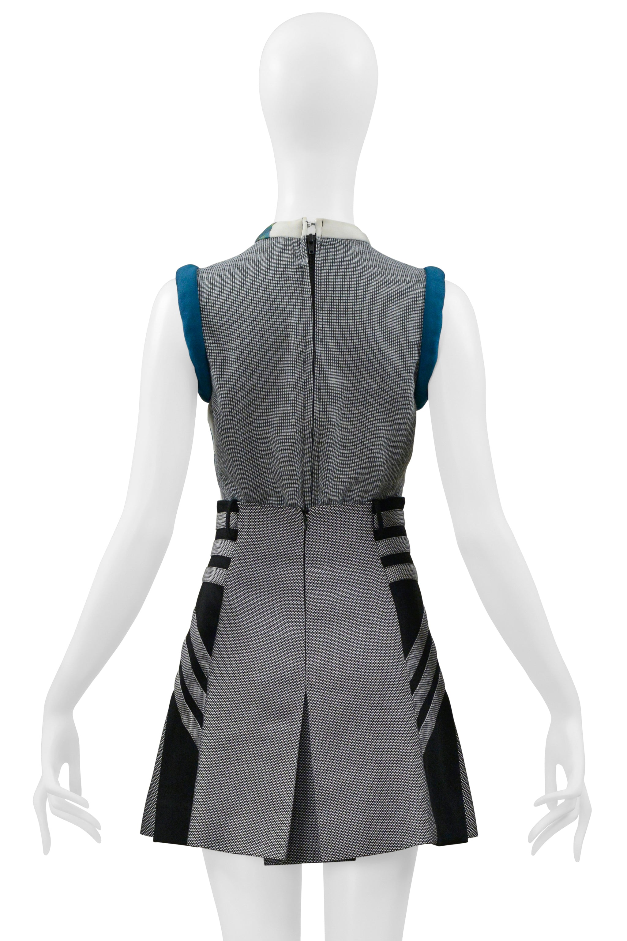 BALENCIAGA BY NICOLAS GHESQUIERE SCUBA TOP & SKIRT 2003