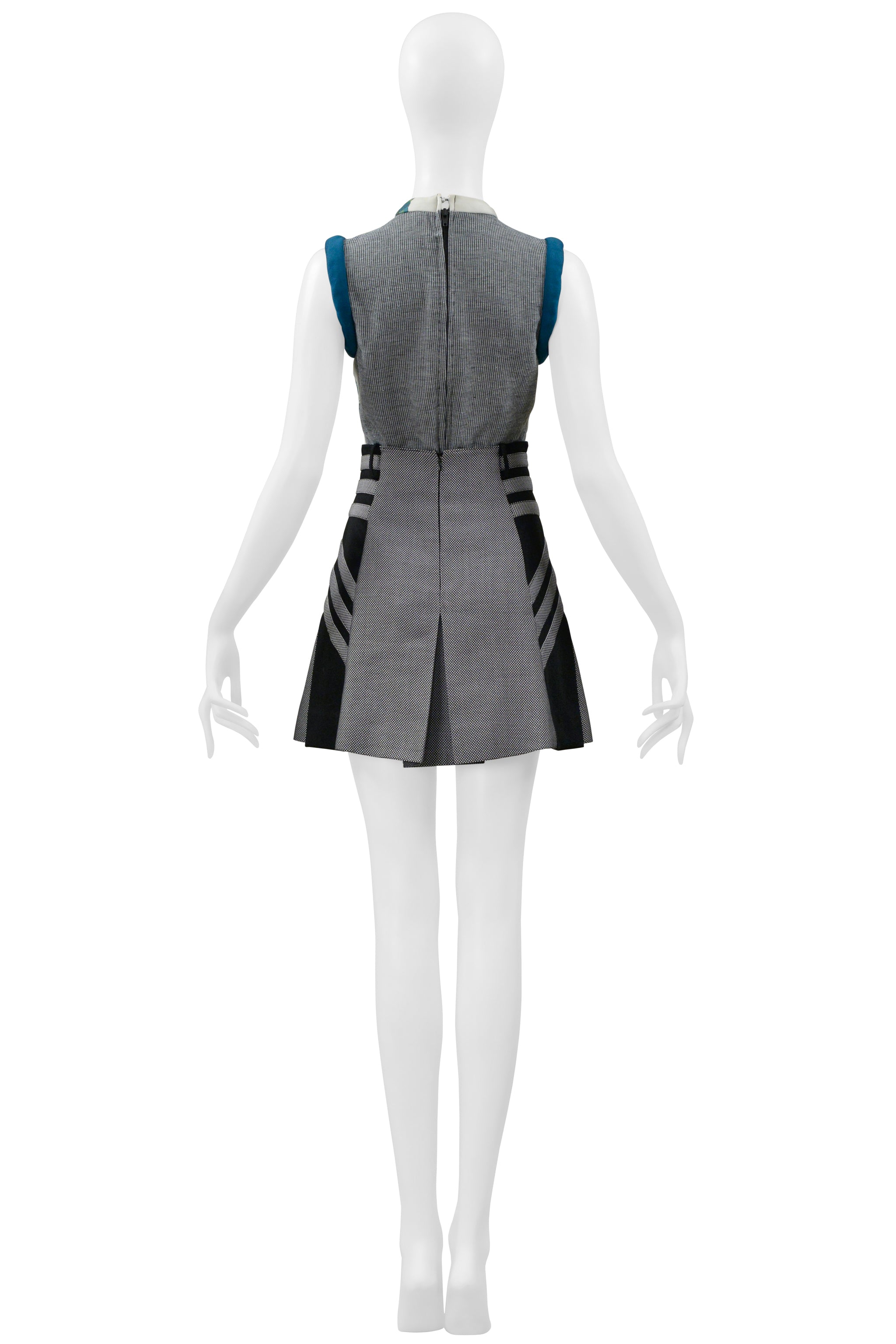 BALENCIAGA BY NICOLAS GHESQUIERE SCUBA TOP & SKIRT 2003