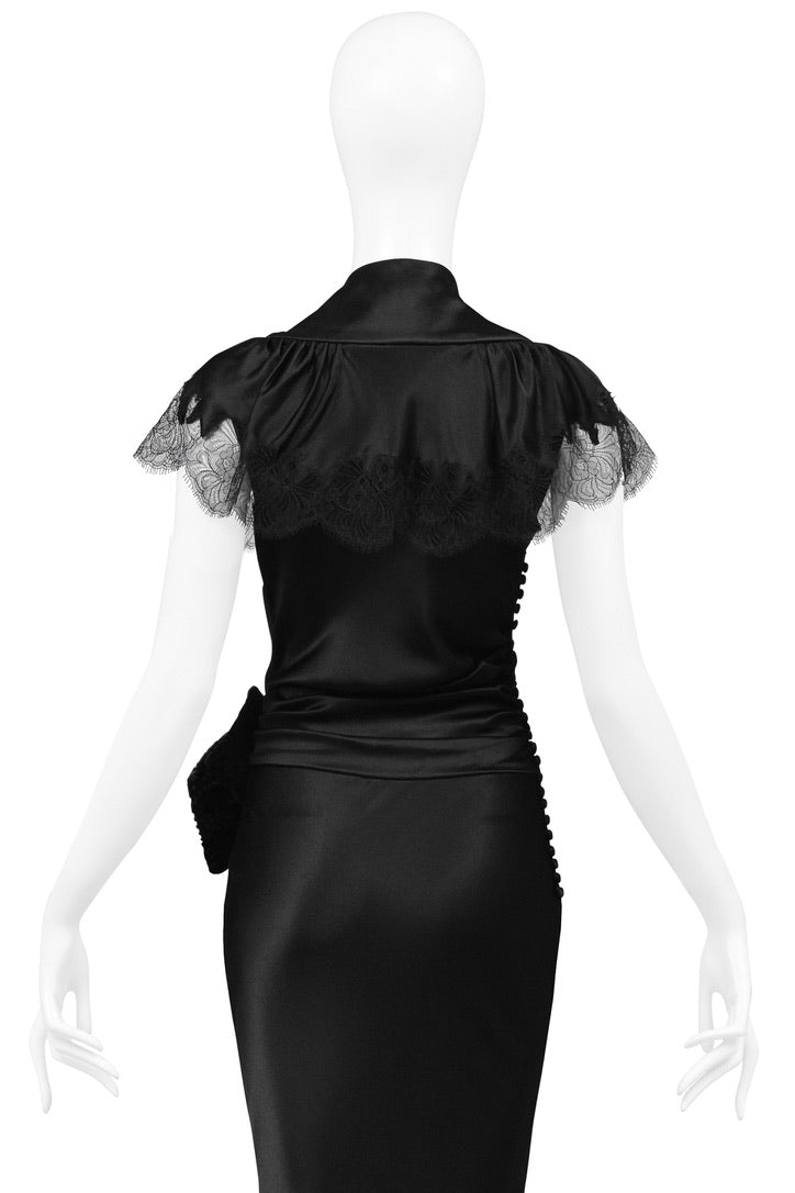 CHRISTIAN DIOR BY JOHN GALLIANO ICONIC DEVIL WEARS PRADA EVENING GOWN 2005