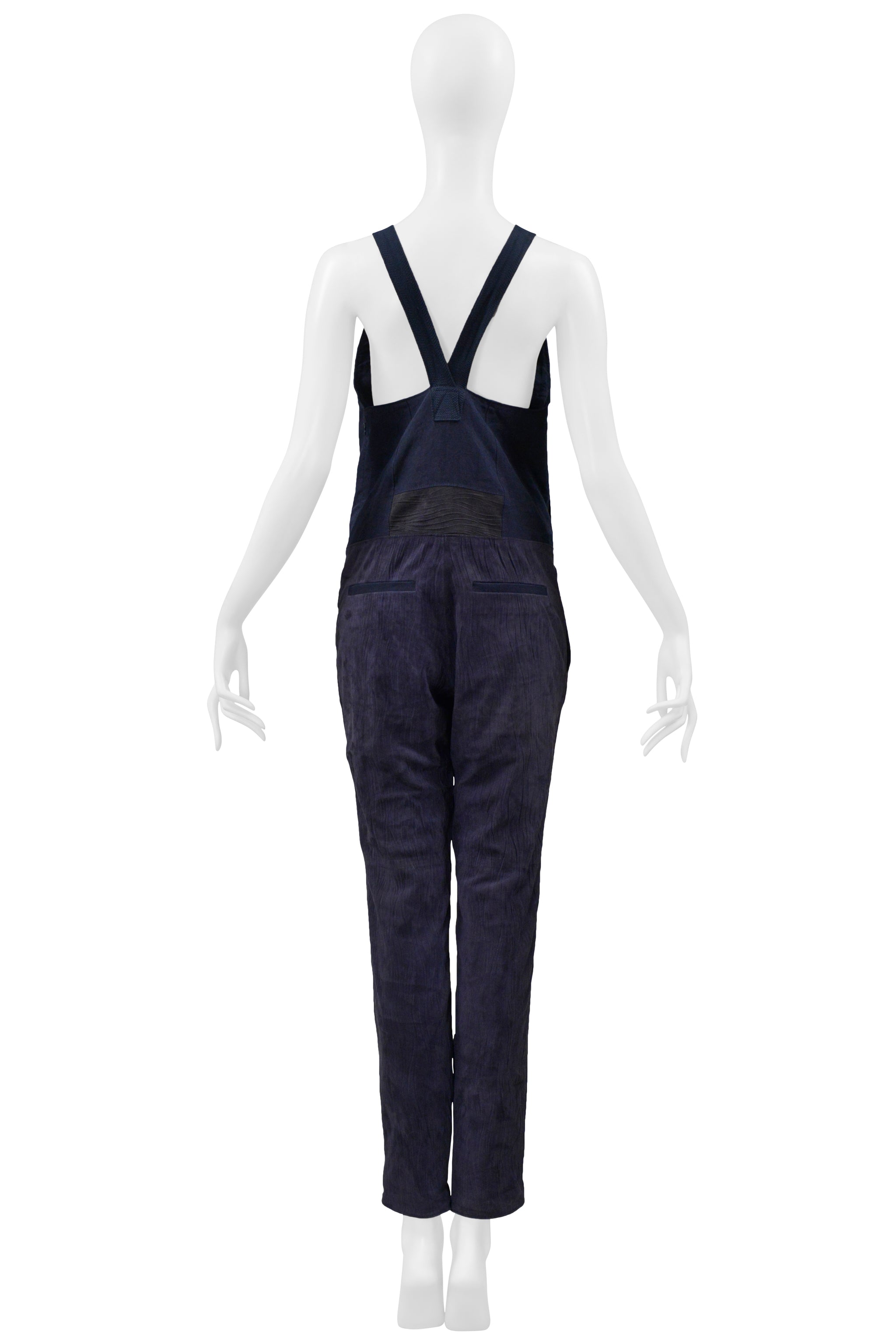 CHLOE BLUE SUEDE & FLAX JUMPSUIT 2014
