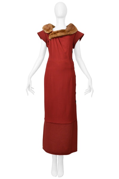 DIORBYGALLIANO1999REDKNITDRESS