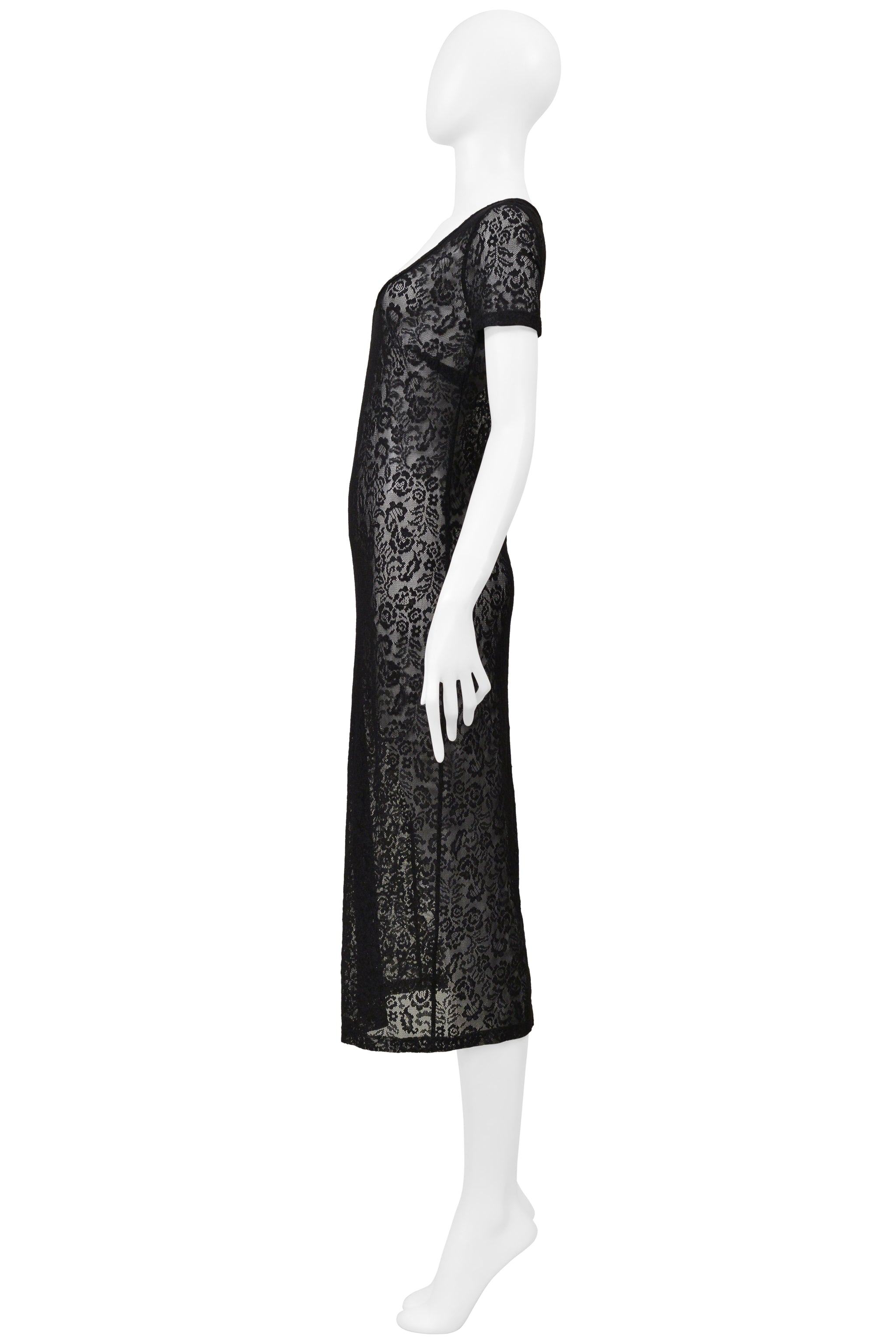 DOLCE & GABBANA D&G BLACK LACE DRESS