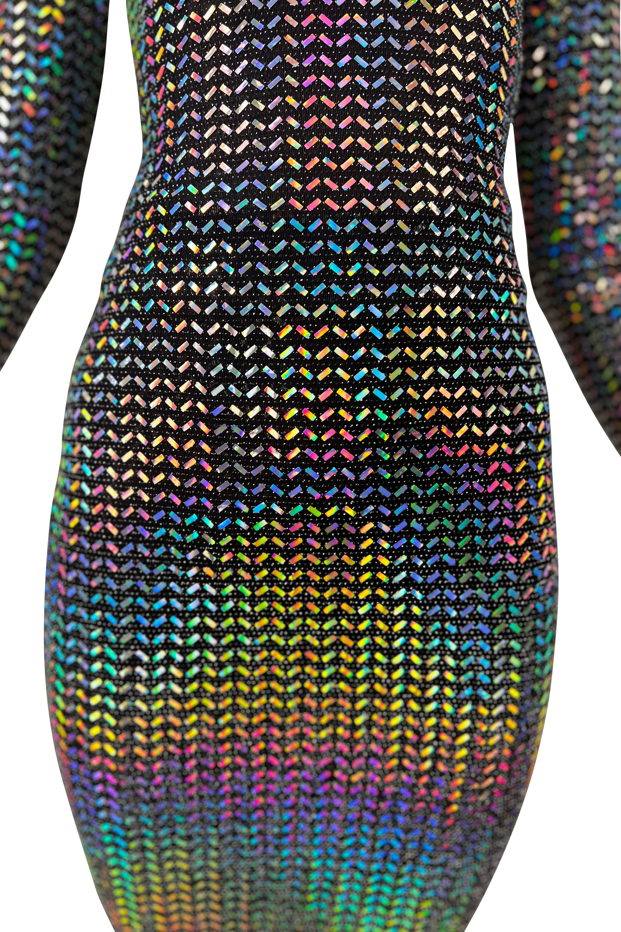 DOLCE & GABBANA LONG RAINBOW SEQUIN LEGGING ENSEMBLE 2021