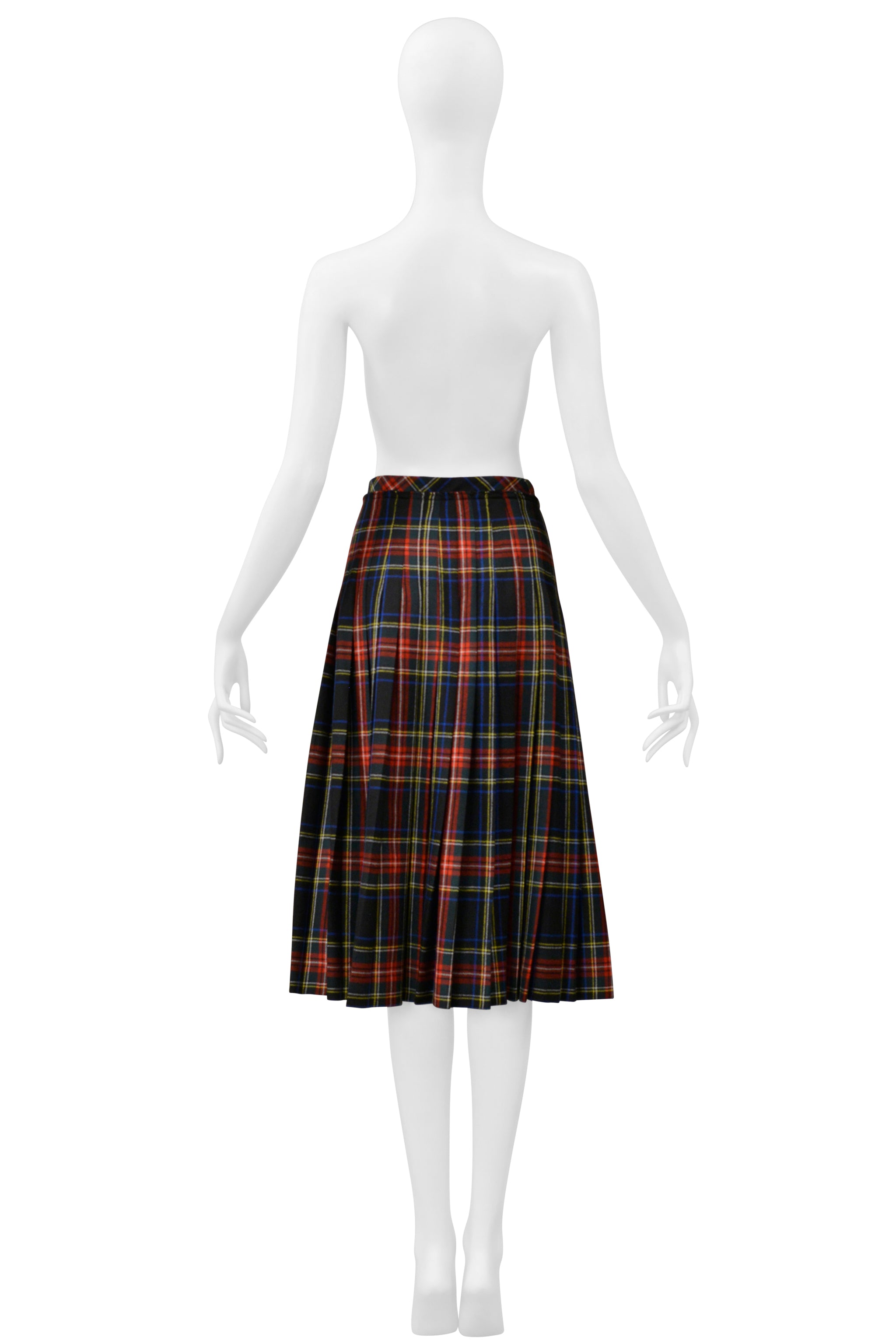 DOLCE & GABBANA D&G TARTAN PLAID JACKET & SKIRT ENSEMBLE 2008