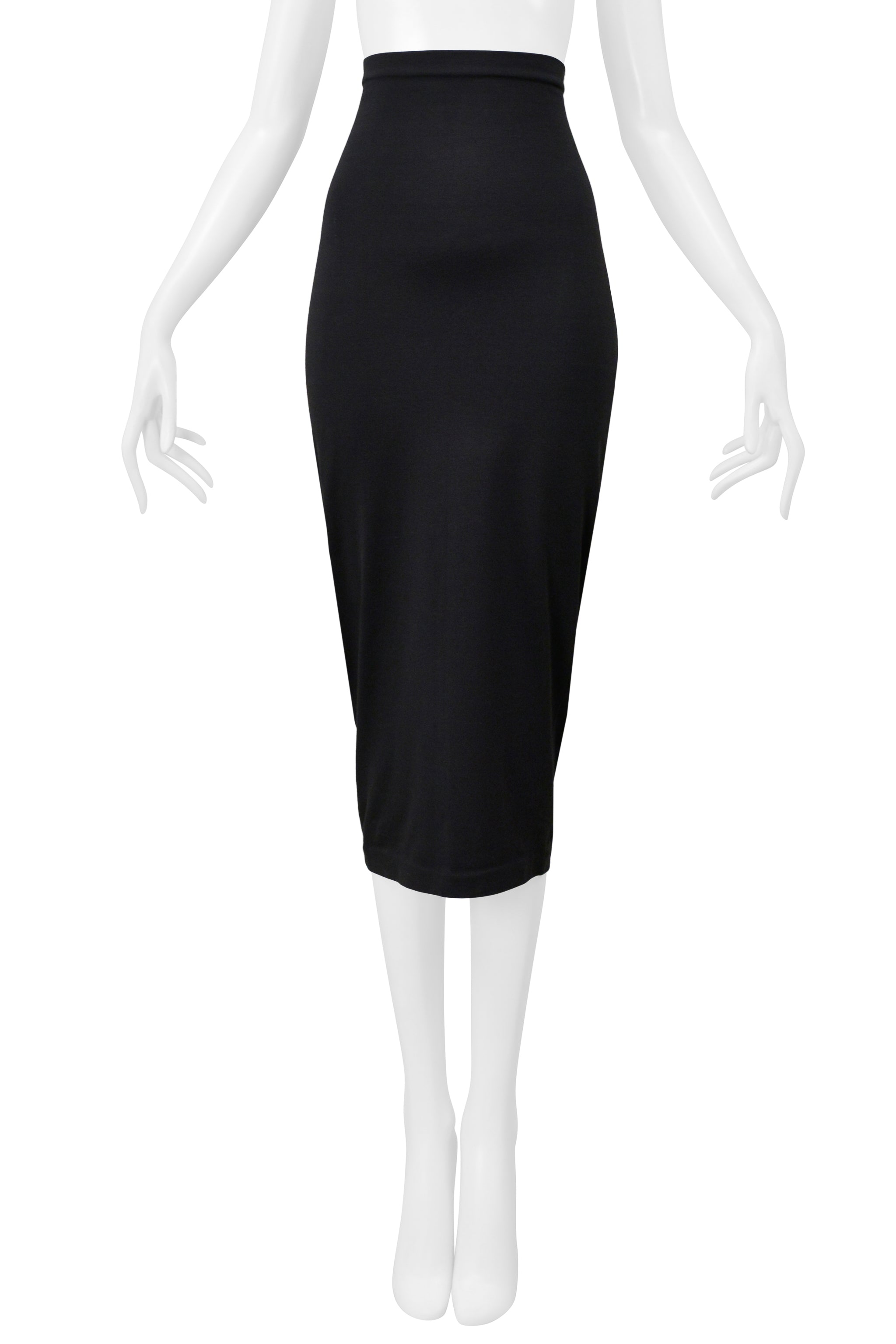 ROMEO GIGLI CHARCOAL HIGHWAISTED SKIRT