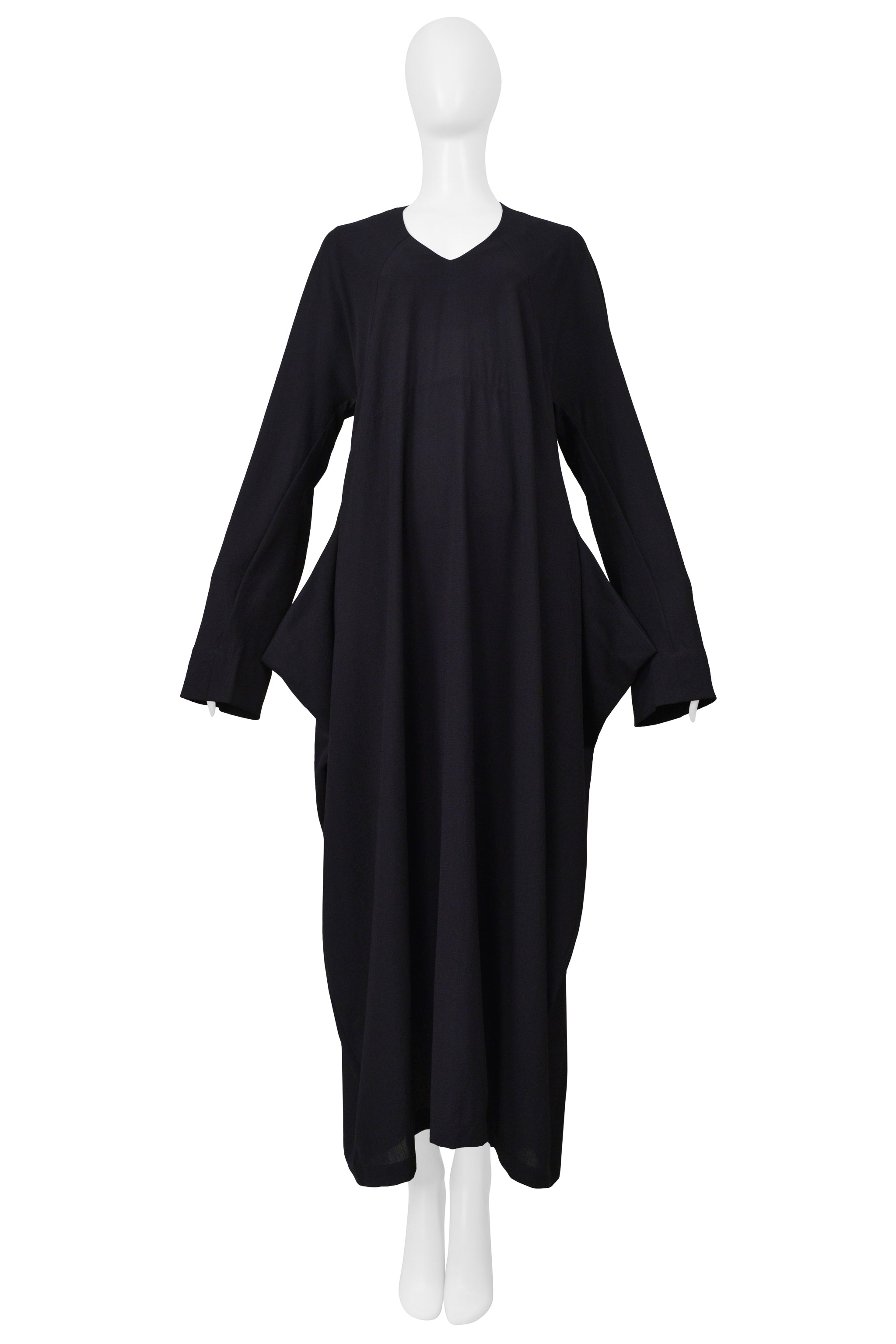 HOVMAN DARK NAVY BLUE LONG CONCEPT DRESS 2000