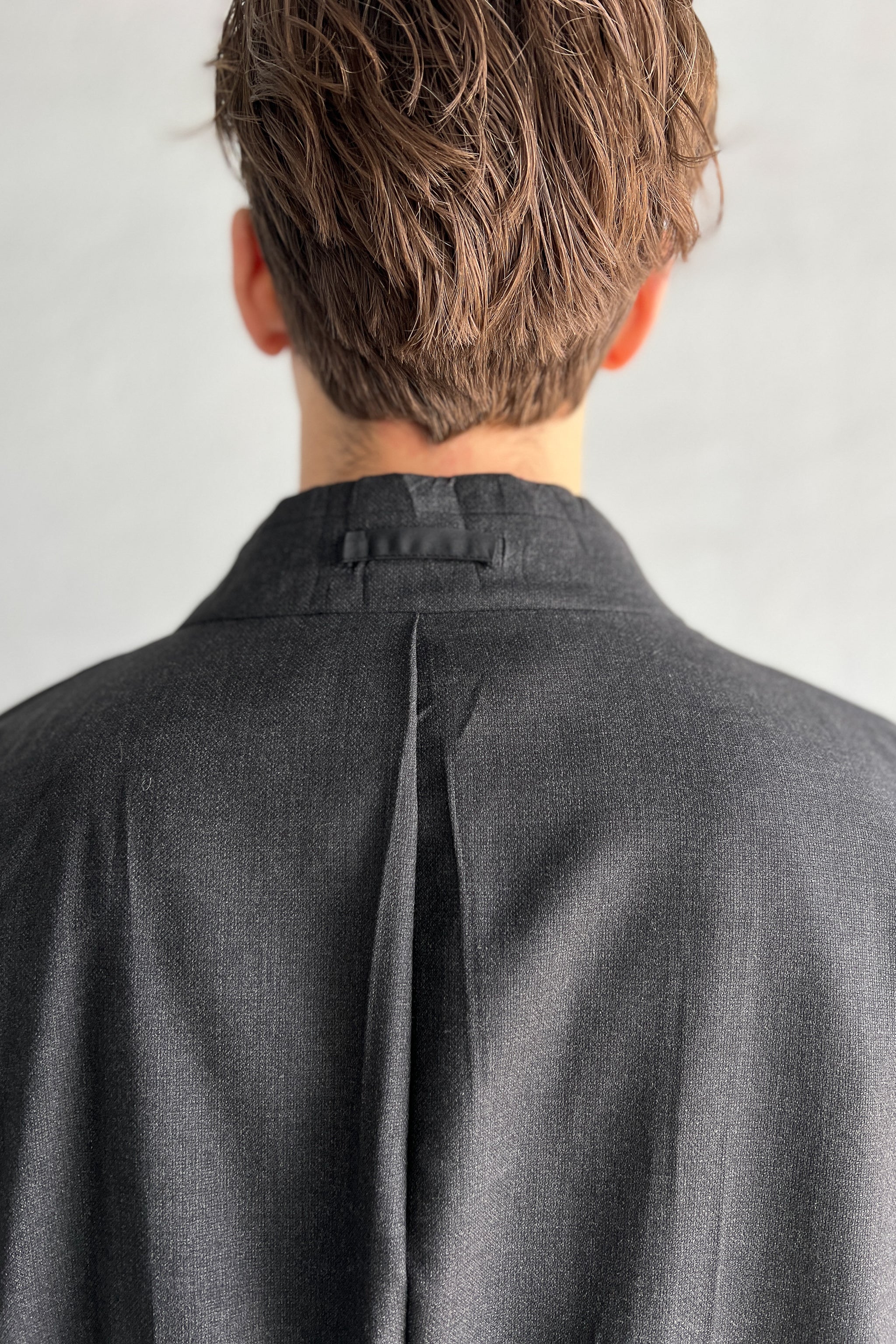 MAISON MARTIN MARGIELA OVERSIZED GREY BLUE SUITING JACKET AW 2000