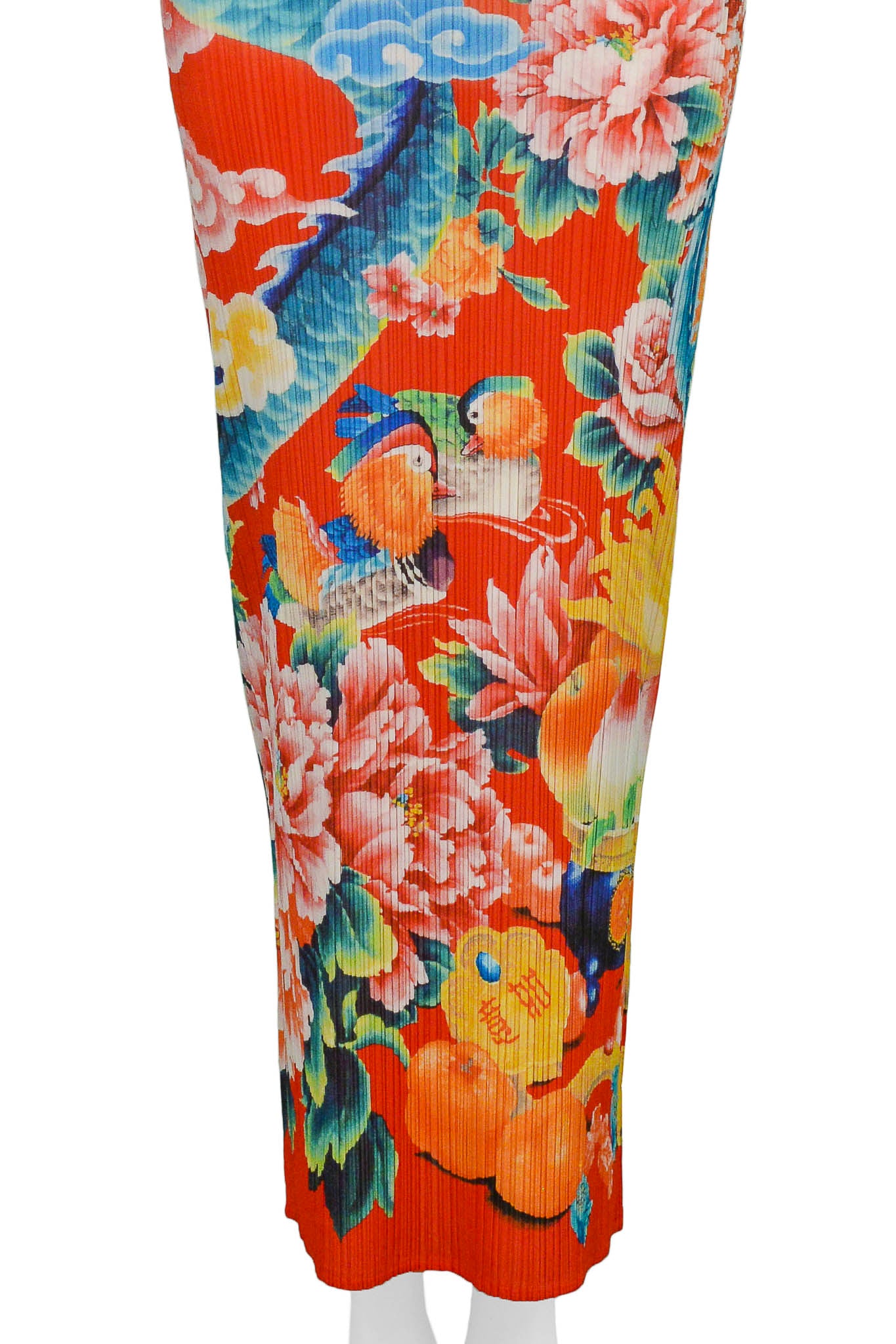 ISSEY MIYAKE ICONIC PLEATS PLEASE DRAGON DRESS 1990s