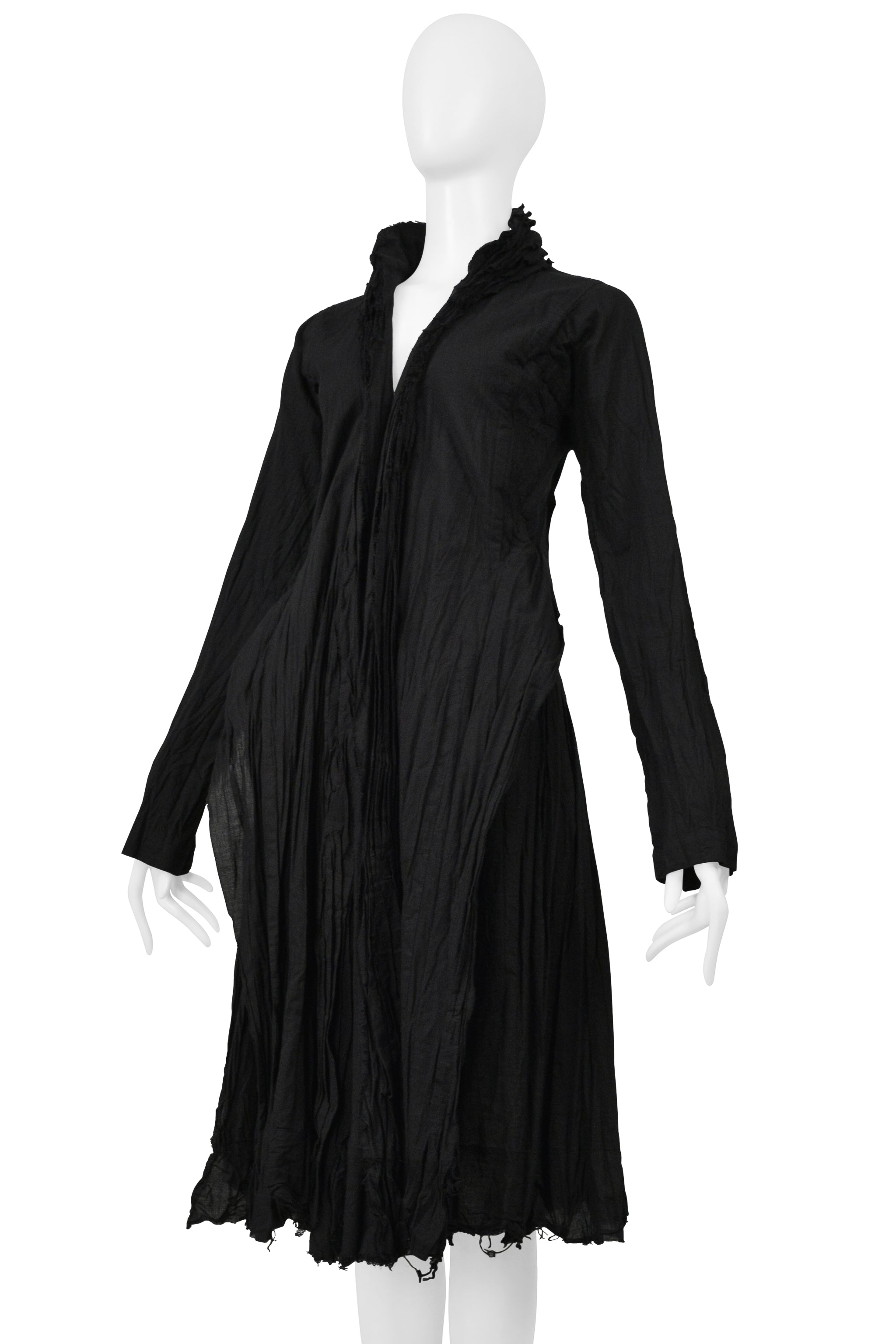 JUNYA WATANABE BLACK 10 LAYER COTTON COAT 2005