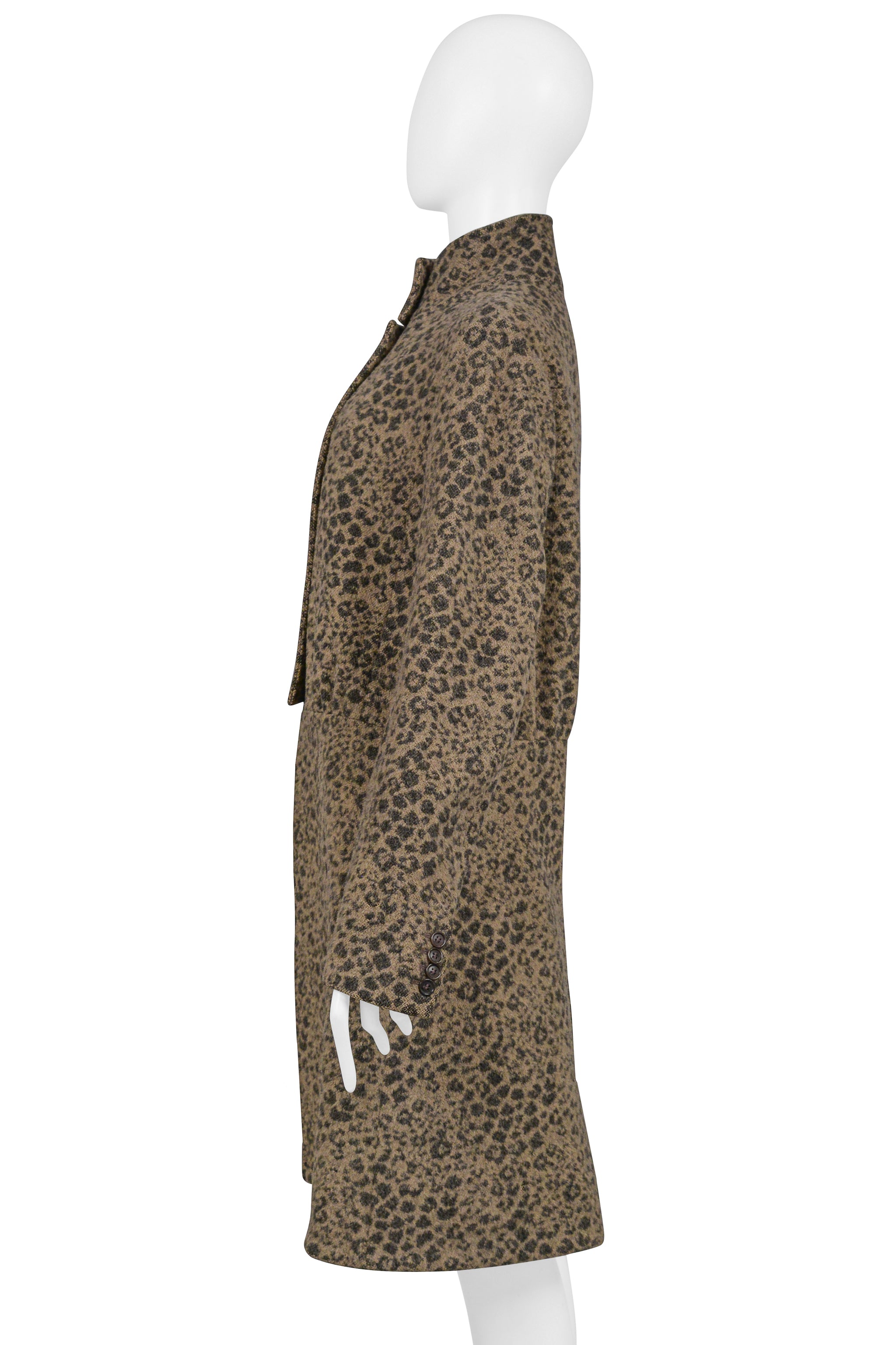 HELMUT LANG LEOPARD MOD COAT 2001