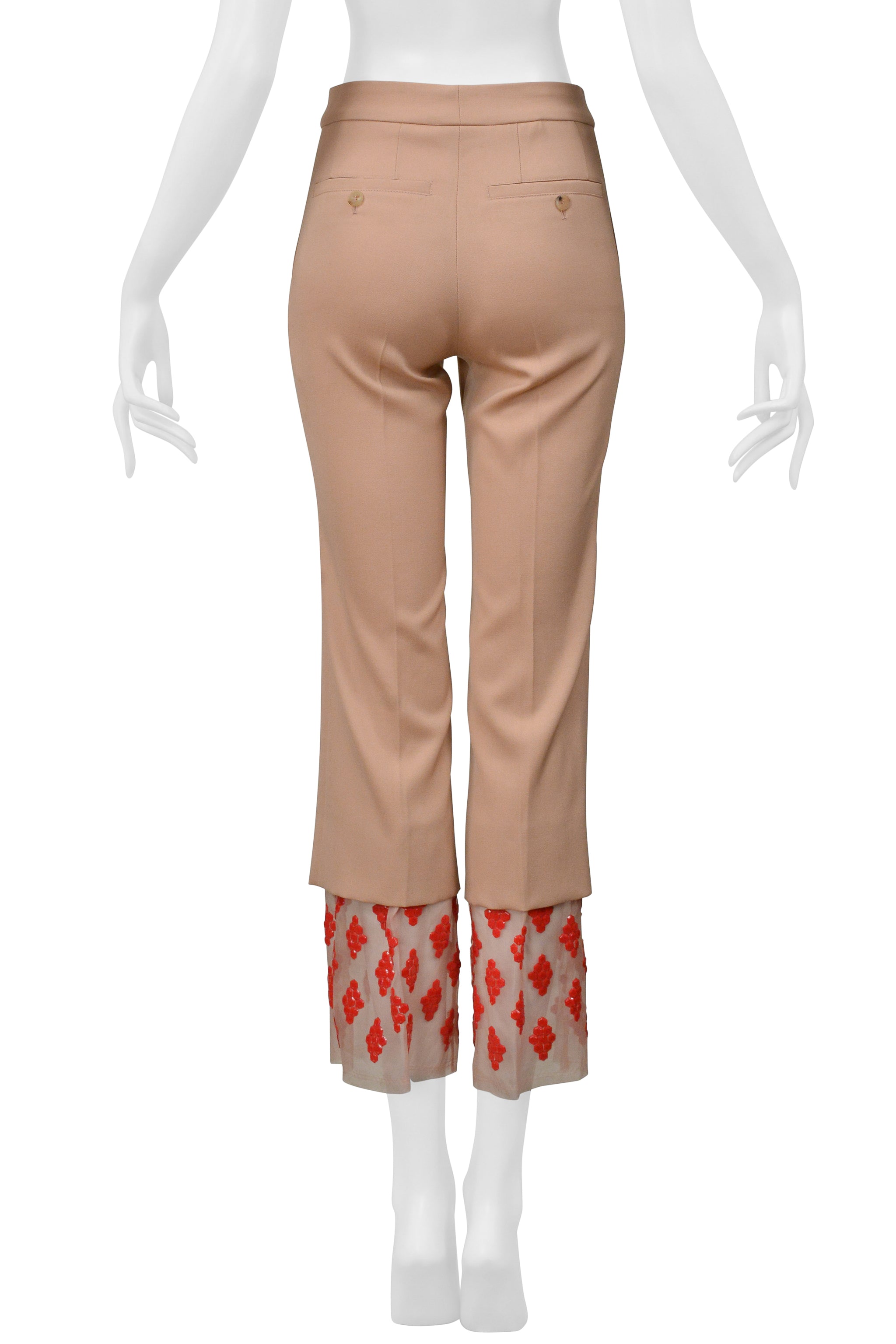 LANVIN PEACH & RED PRINT JACKET AND PANT SUIT ENSEMBLE NWTS 2022