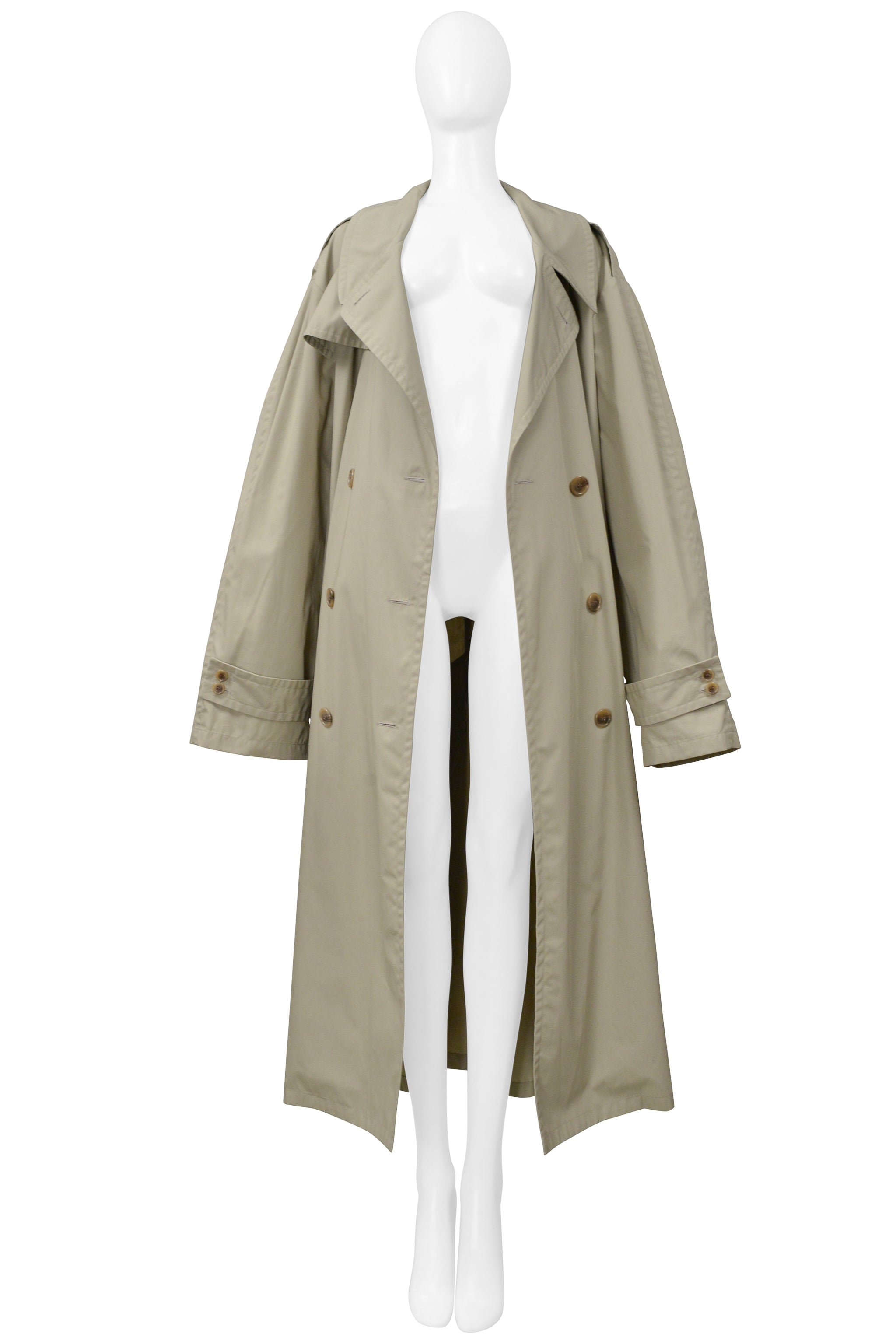 MAISON MARTIN MARGIELA ICONIC OVERSIZED TRENCH COAT 2000