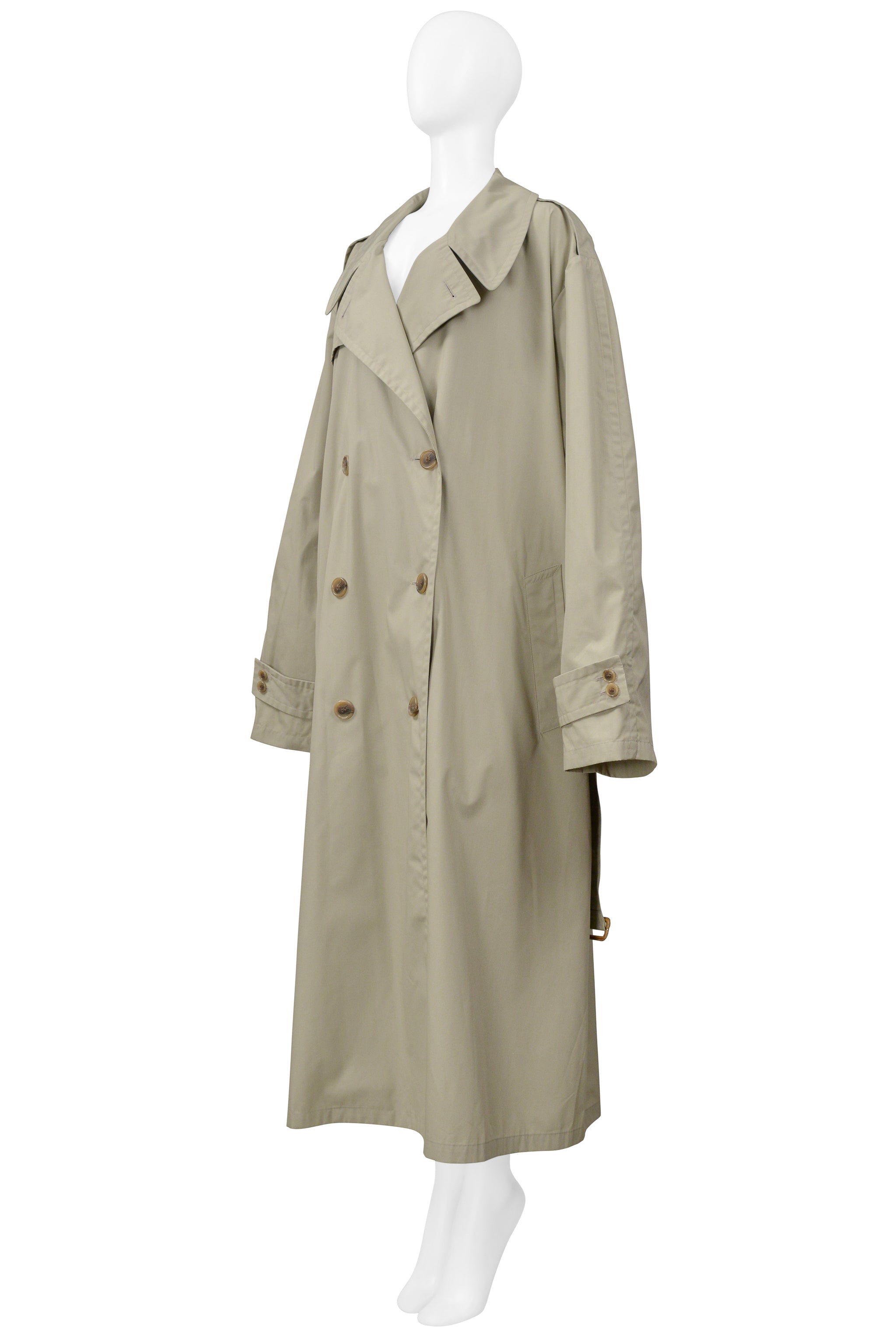 MAISON MARTIN MARGIELA ICONIC OVERSIZED TRENCH COAT 2000