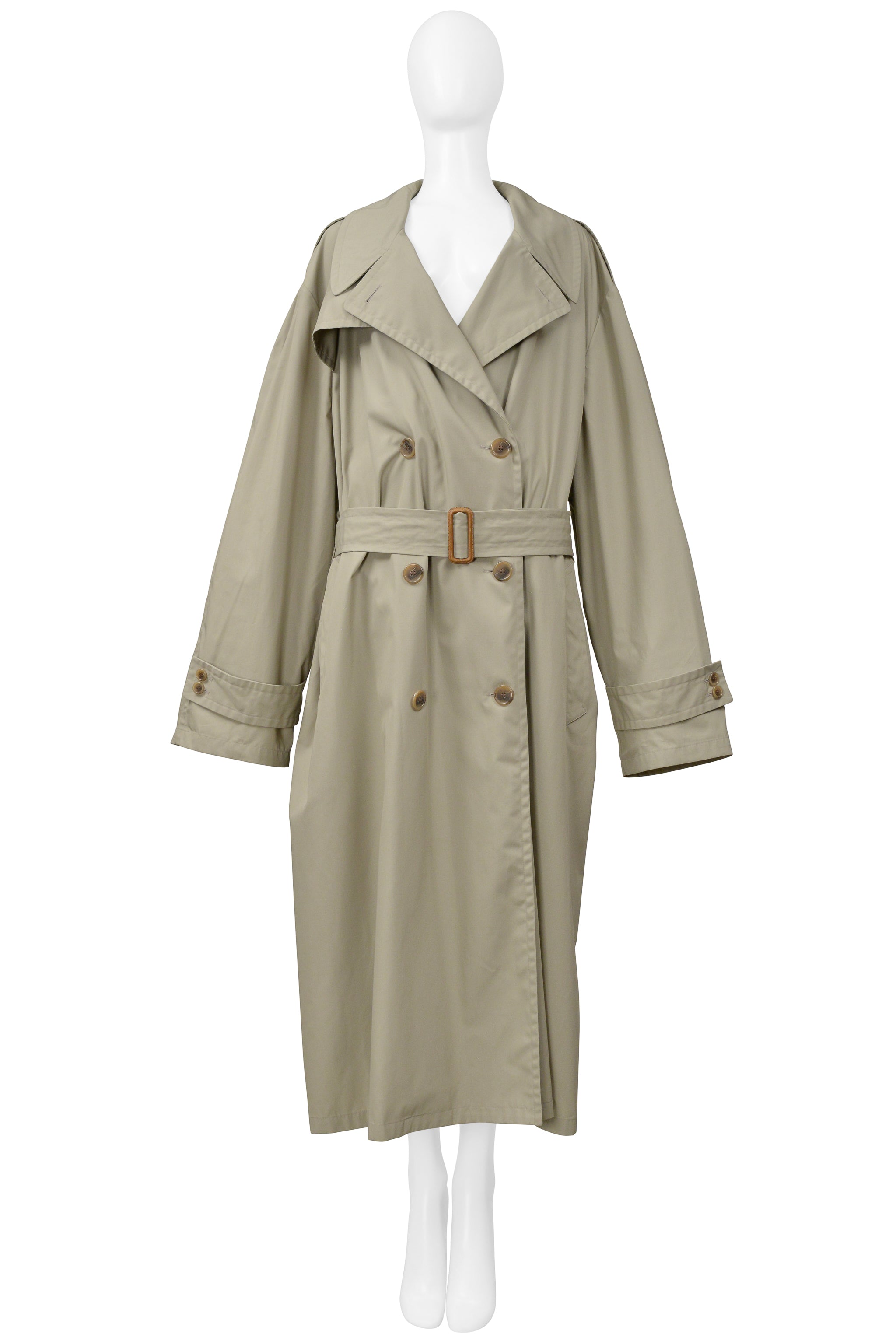 MAISON MARTIN MARGIELA ICONIC OVERSIZED TRENCH COAT 2000