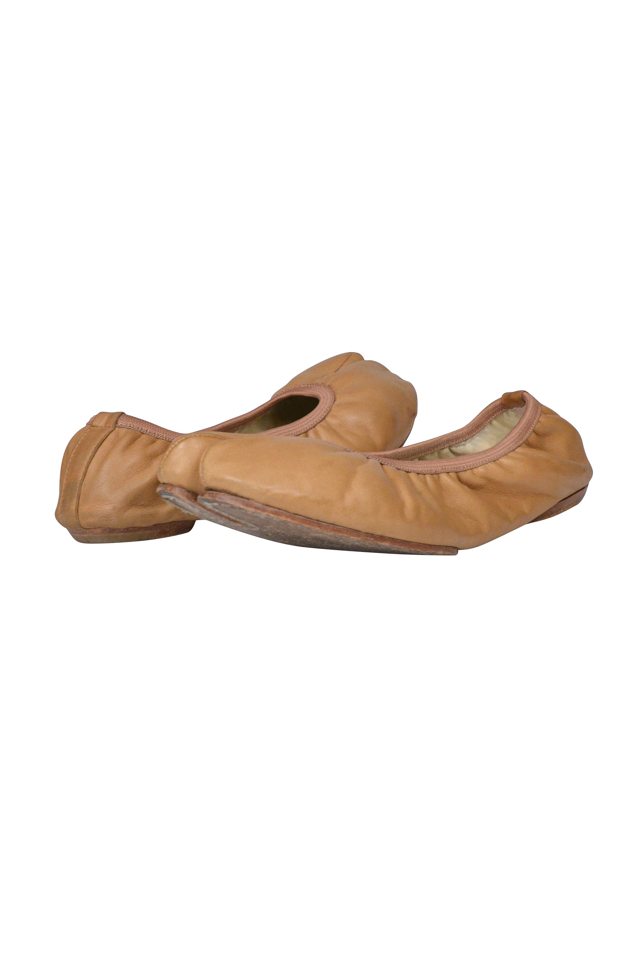 MAISON MARTIN MARGIELA BROWN TABI BALLET FLATS 2005