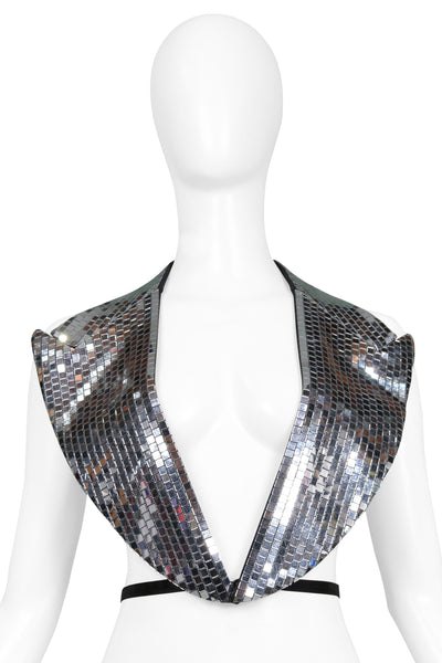 MARGIELA ARTISANAL MIRRORED DISCO BALL VEST TOP 2009