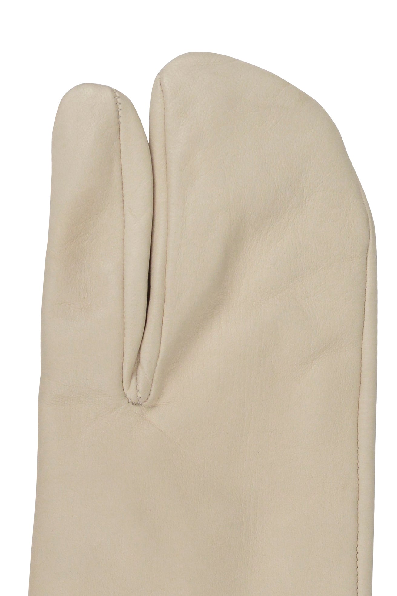MAISON MARTIN MARGIELA BONE LEATHER TABI GLOVES