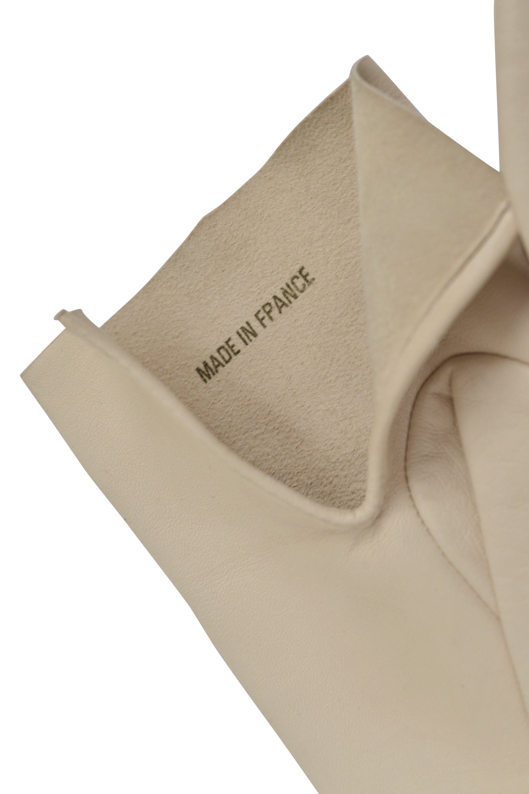 MAISON MARTIN MARGIELA BONE LEATHER TABI GLOVES