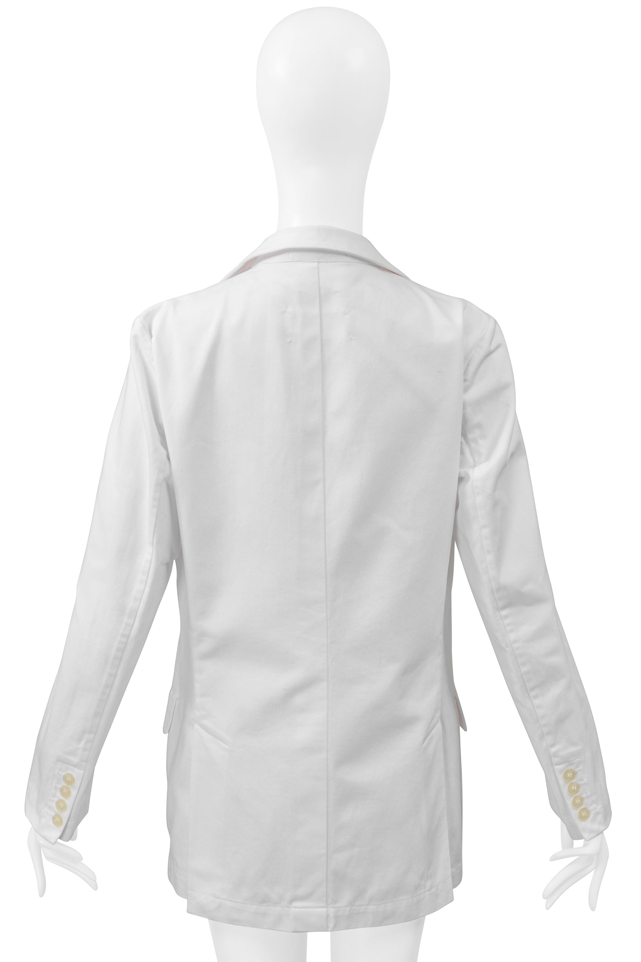 MAISON MARTIN MARGIELA WHITE STEREOTYPE JACKET 2000