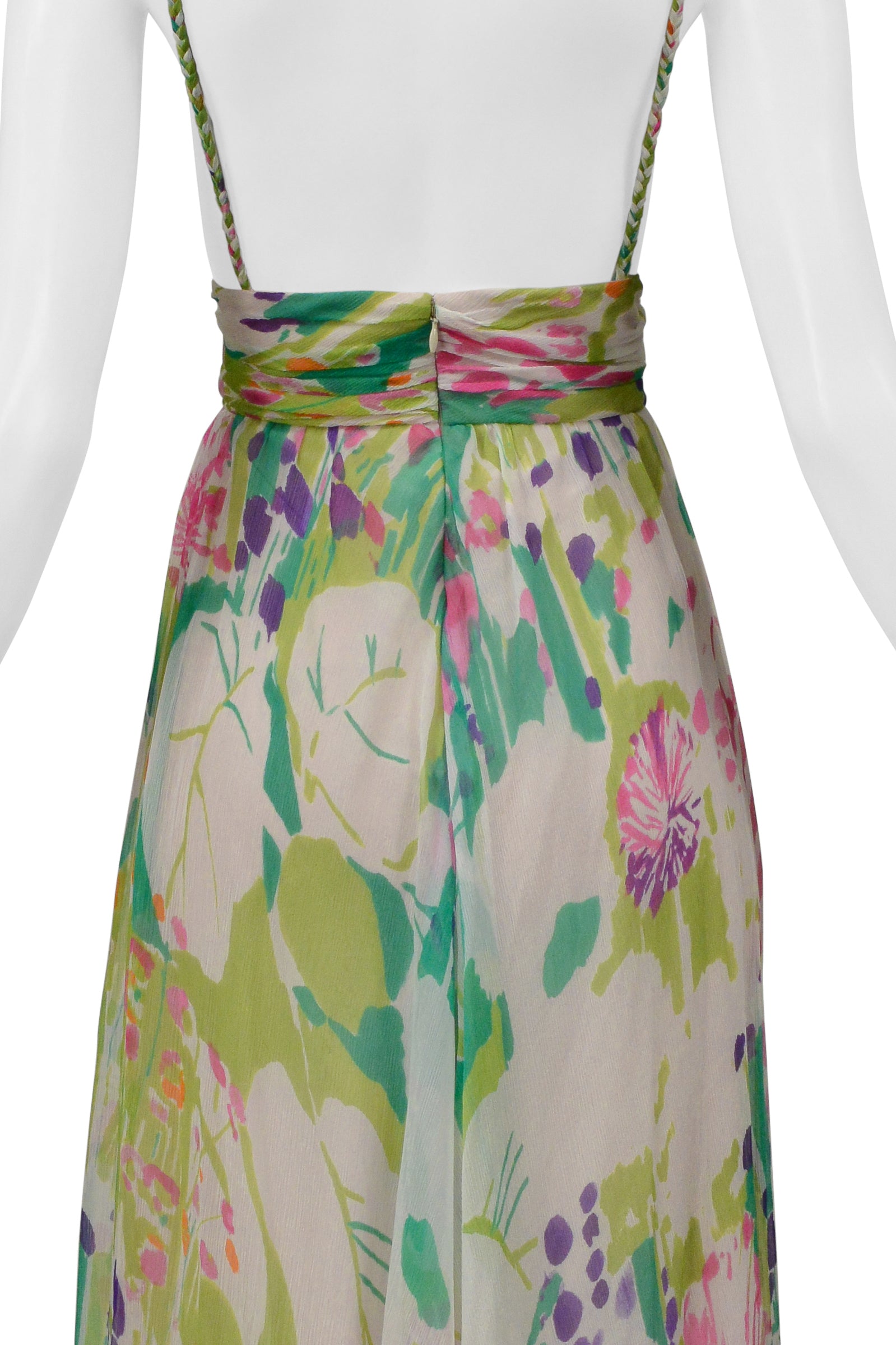MAX MARA CHIFFON FLORAL DRESS