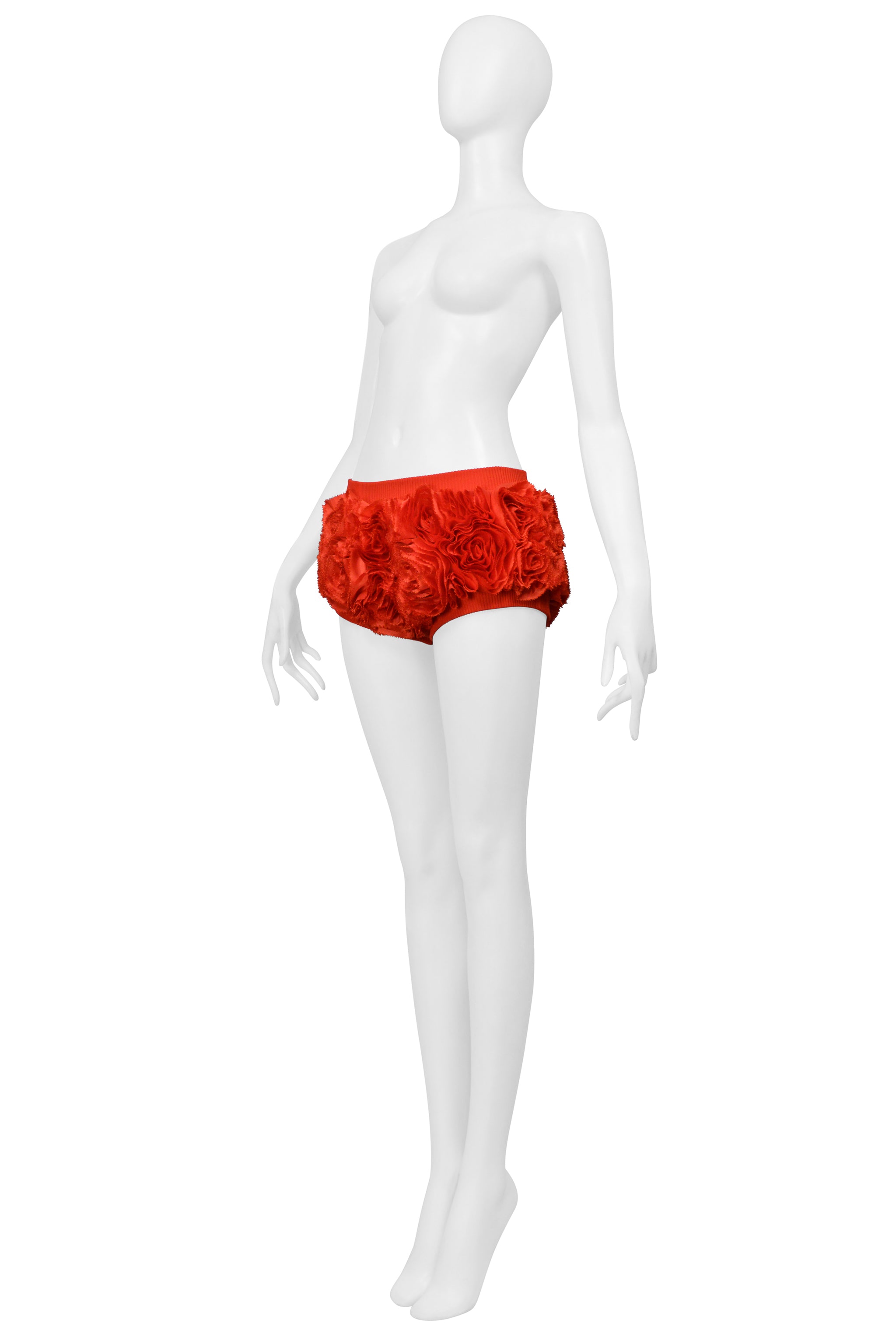 RED ROSE RUFFLE BLOOMERS