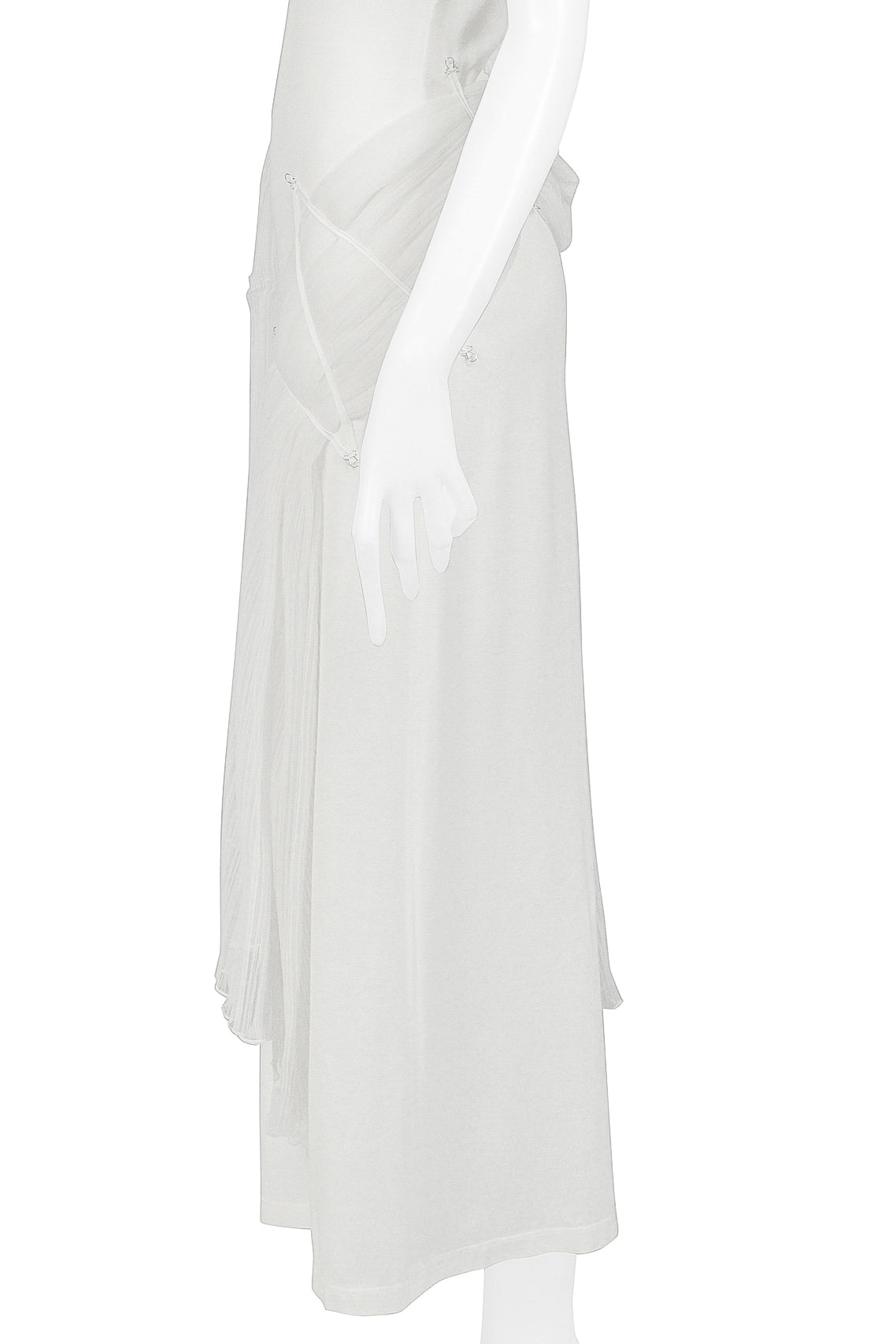 ISSEY MIYAKE ICONIC WHITE GODDESS CONCEPT DRESS 2003