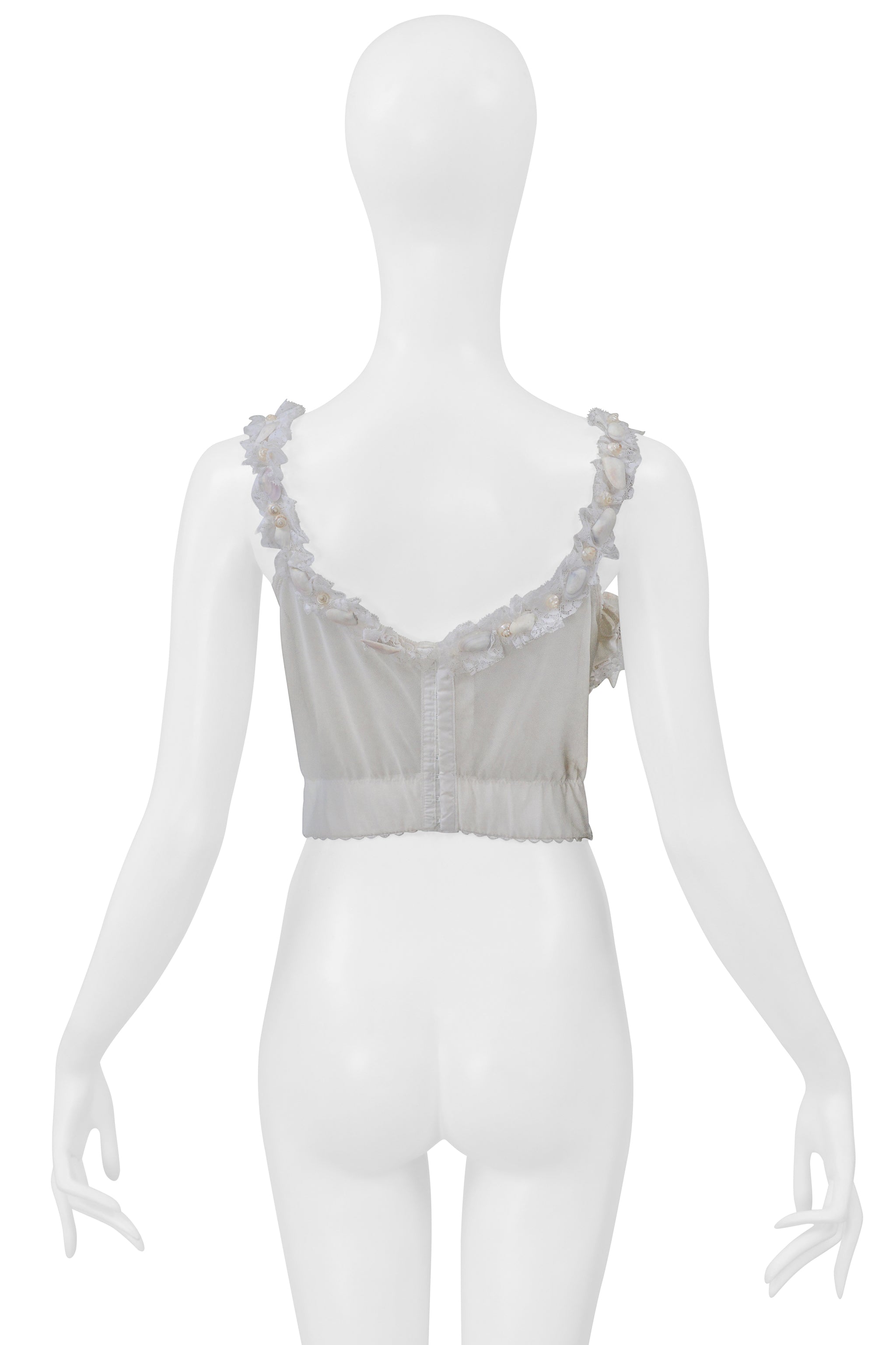 VINTAGE CORSET TOP WITH SEASHELLS