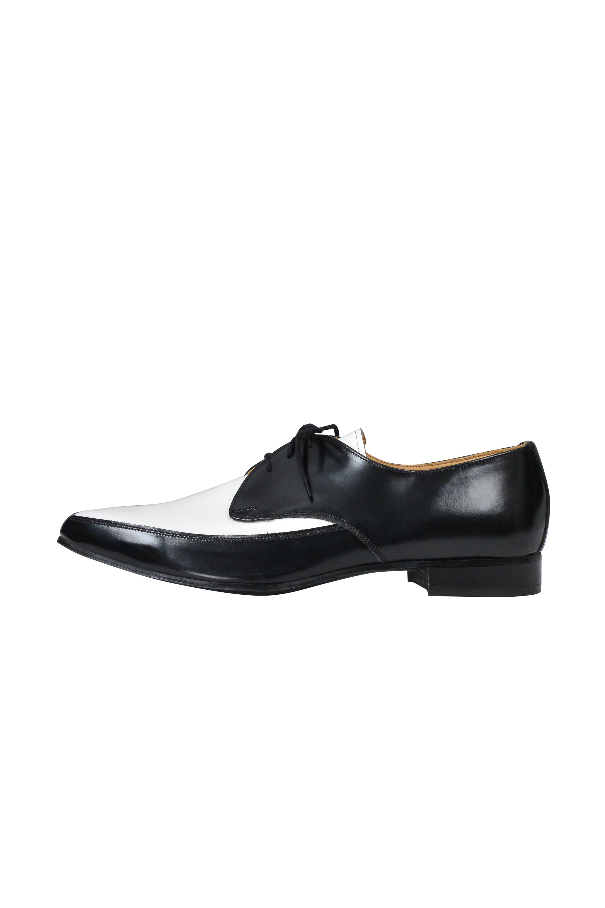 GEORGE COX BLACK AND WHITE SHOES