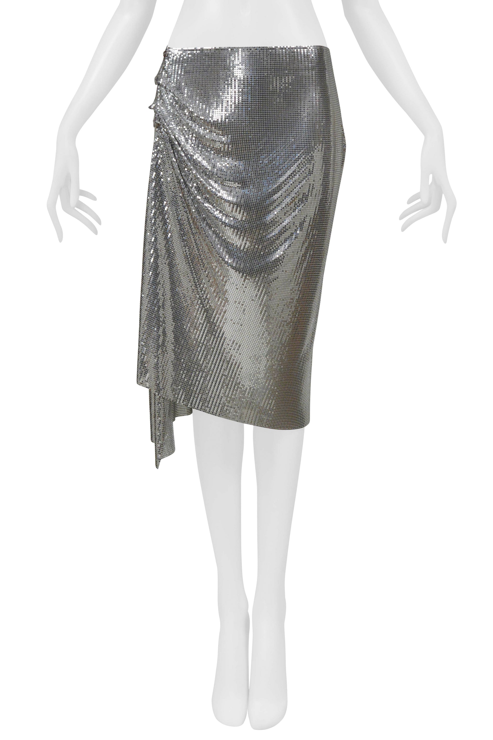 PACO RABANNE METAL CHAINMAIL SKIRT C. 2017