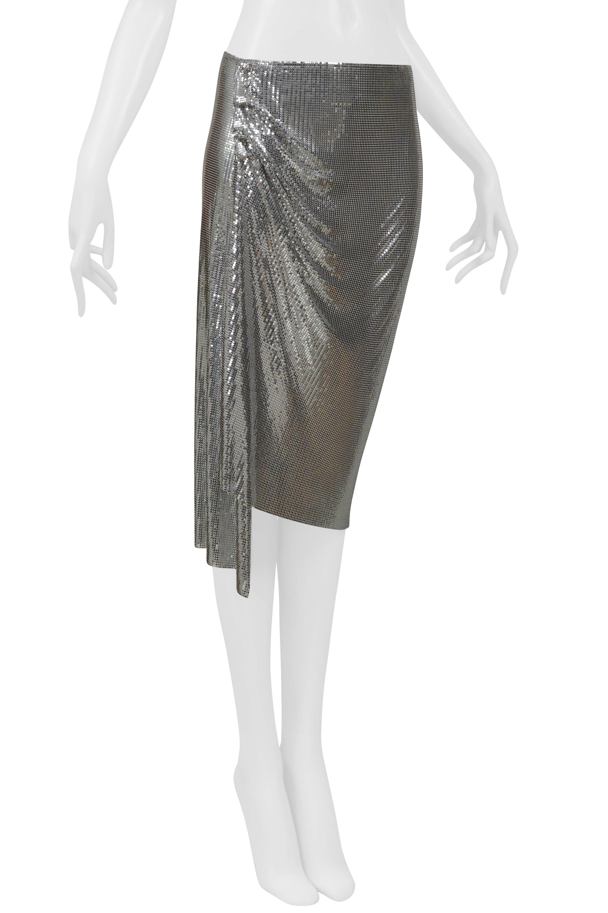 PACO RABANNE METAL CHAINMAIL SKIRT C. 2017