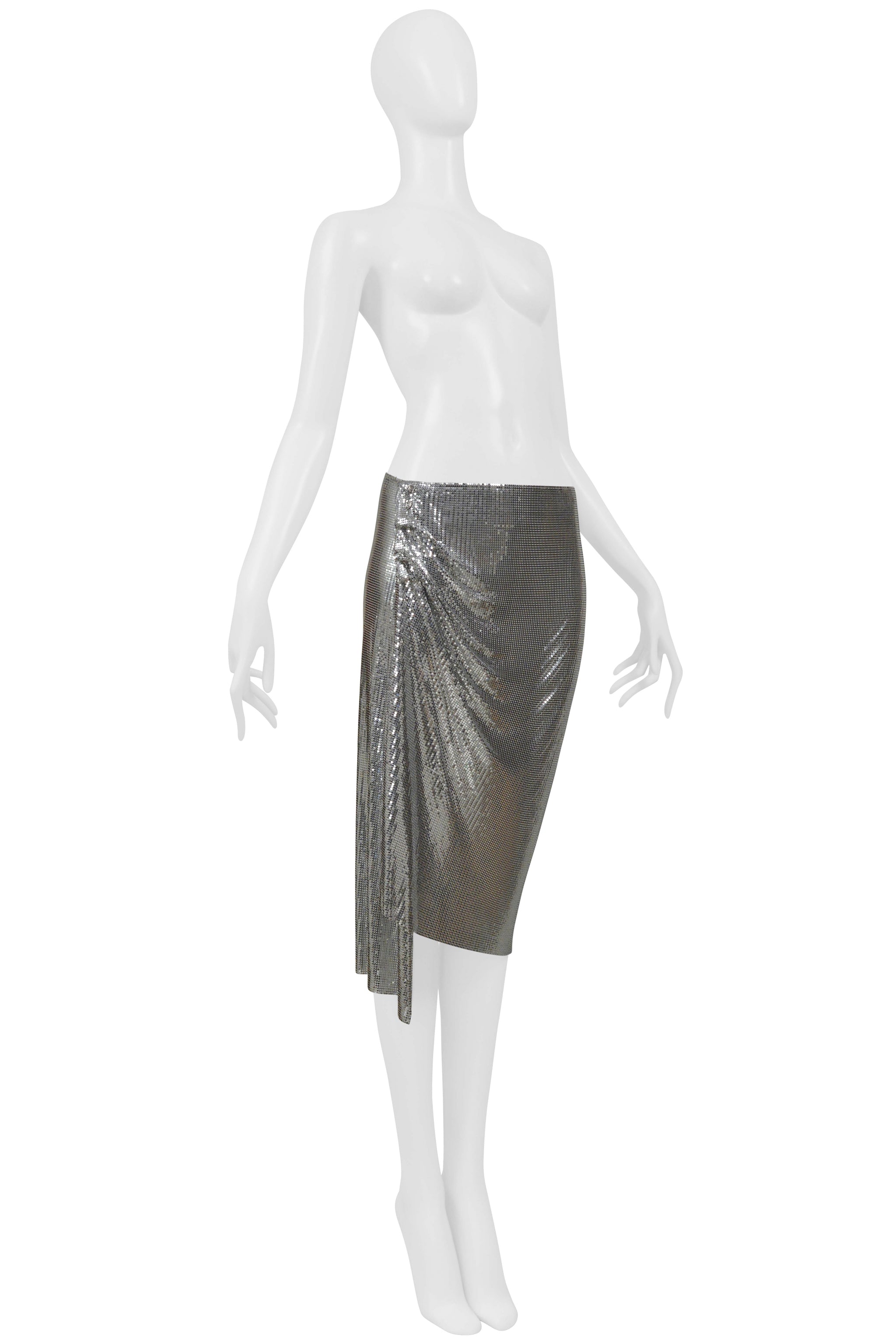 PACO RABANNE METAL CHAINMAIL SKIRT C. 2017