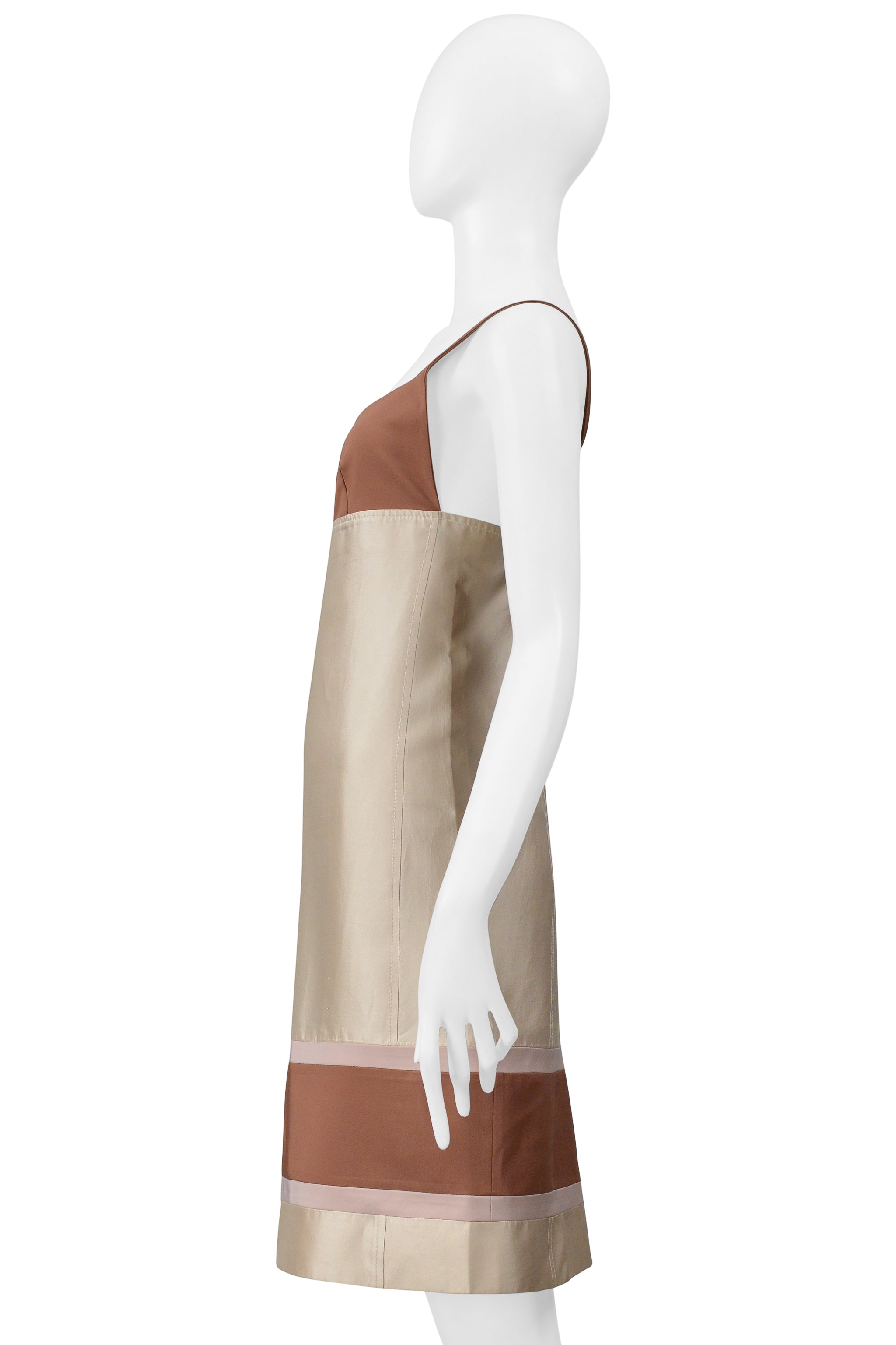 PRADA OFF-WHITE MINIMAL DAY DRESS 1996