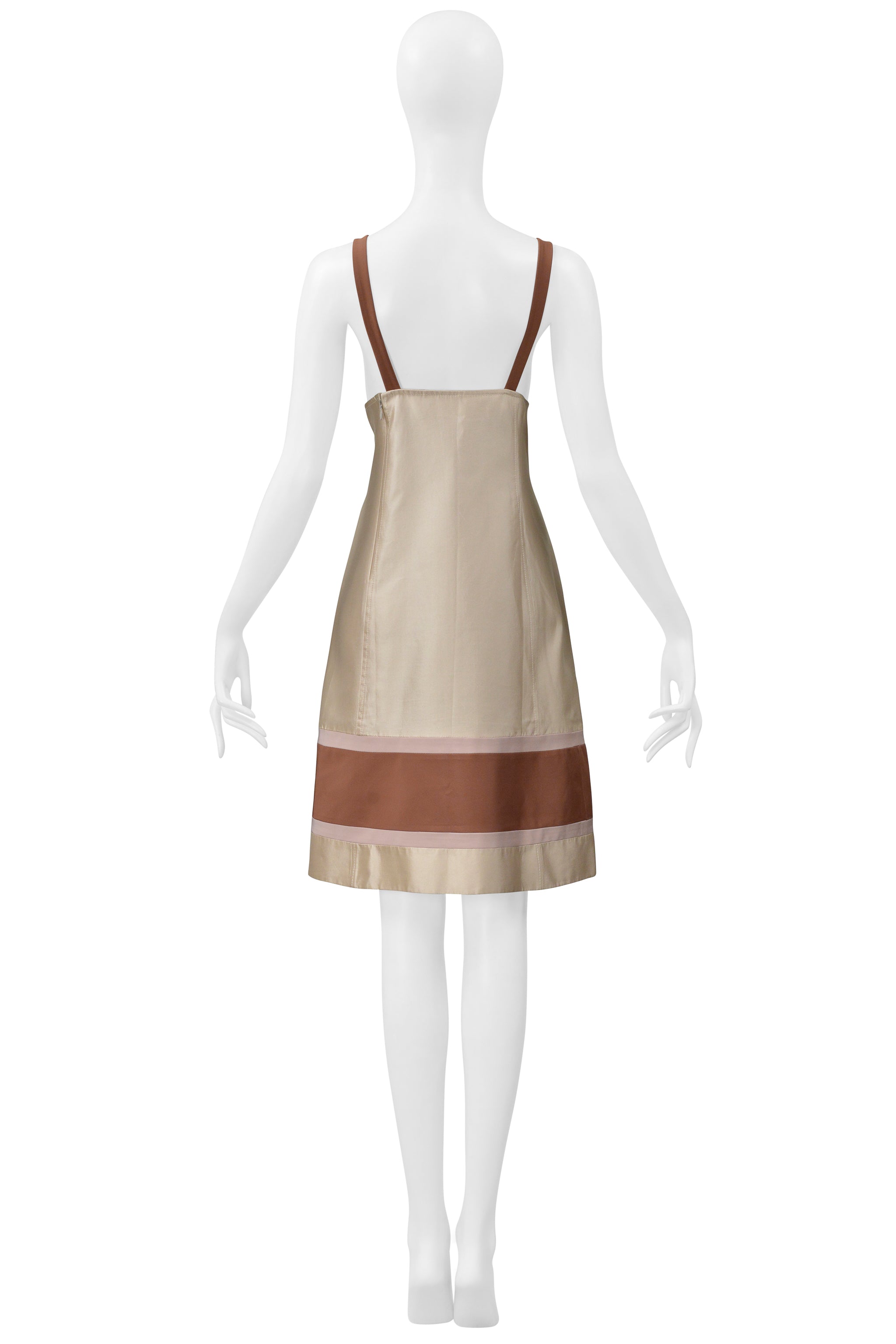 PRADA OFF-WHITE MINIMAL DAY DRESS 1996