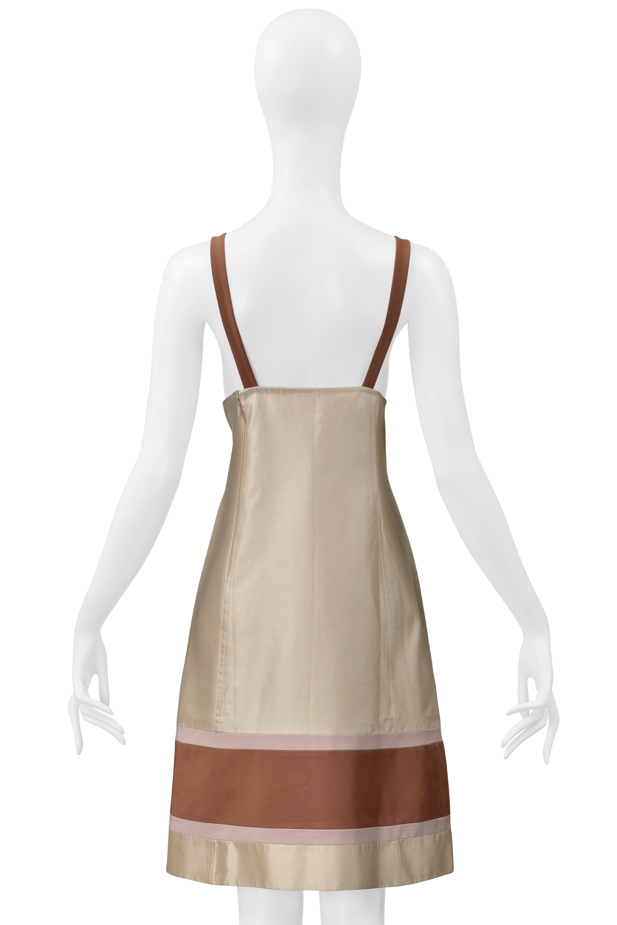 PRADA OFF-WHITE MINIMAL DAY DRESS 1996