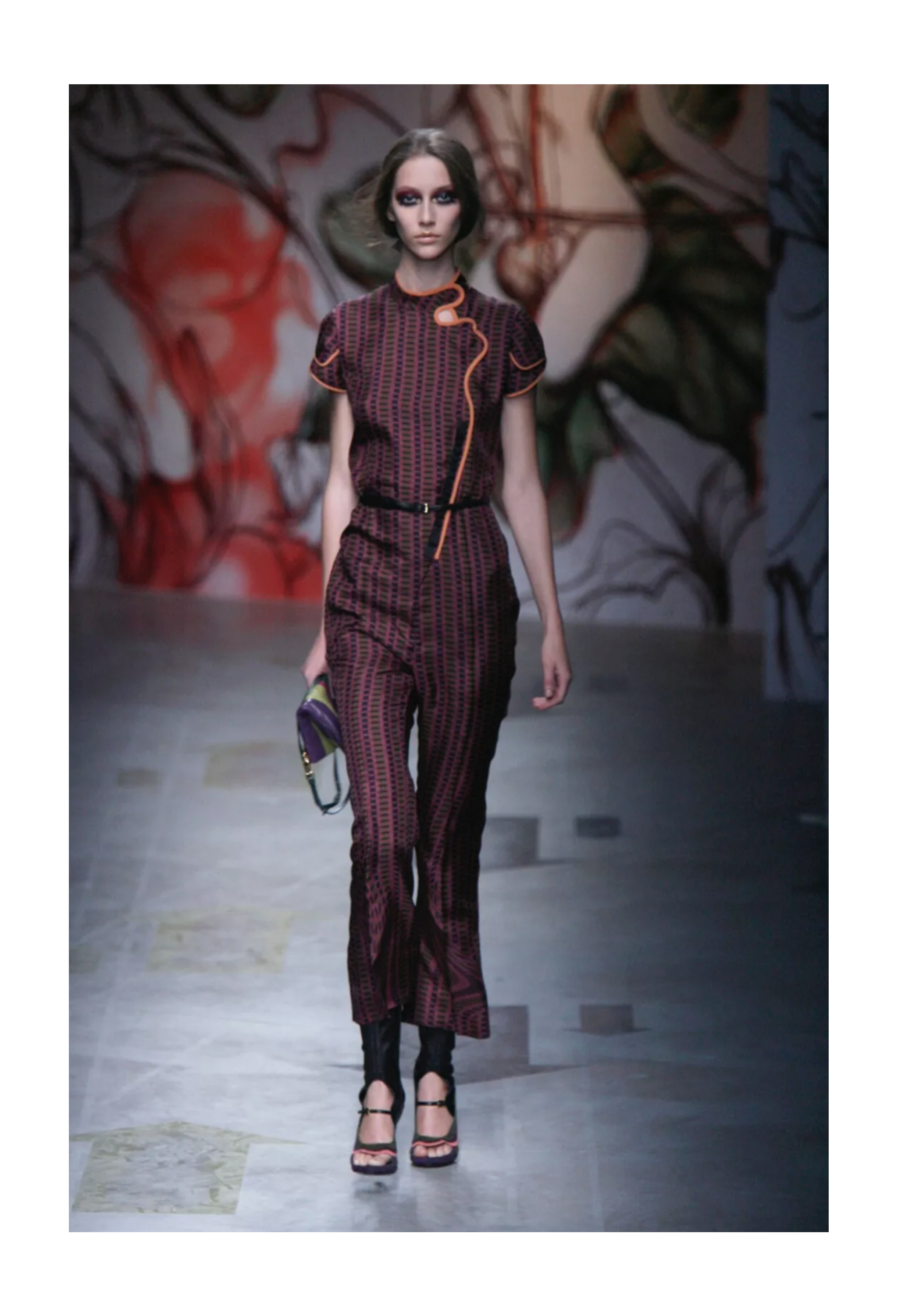 PRADA FAIRY COLLECTION PURPLE JUMPSUIT 2008