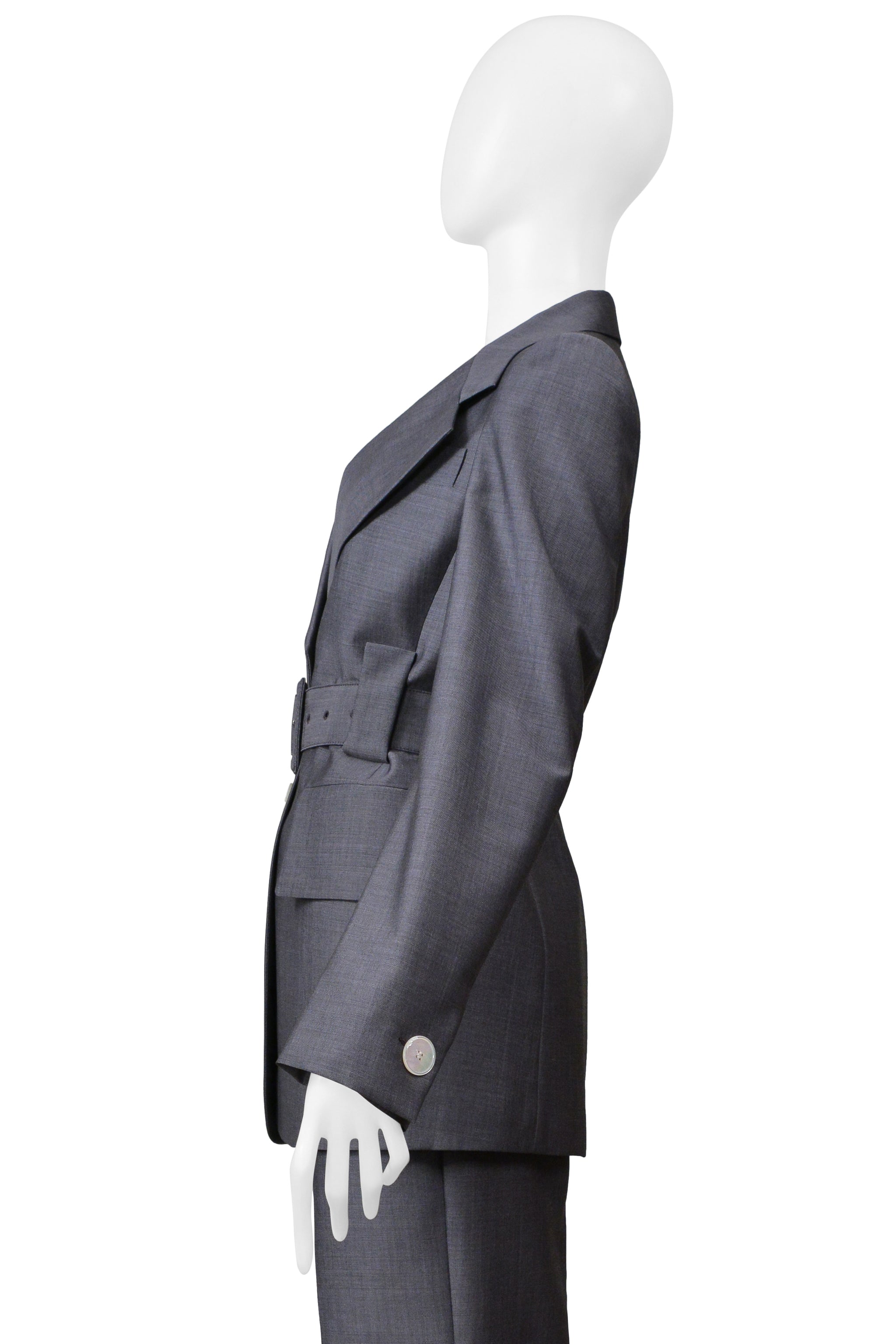 PRADA GREY SUIT JACKET AND PANTS 2020
