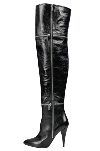 SAINT LAURENT LEATHER HEEL BOOTS エディ期 SAINT LAURENT LEATHER HEEL BOOTS エディ期 メンズ