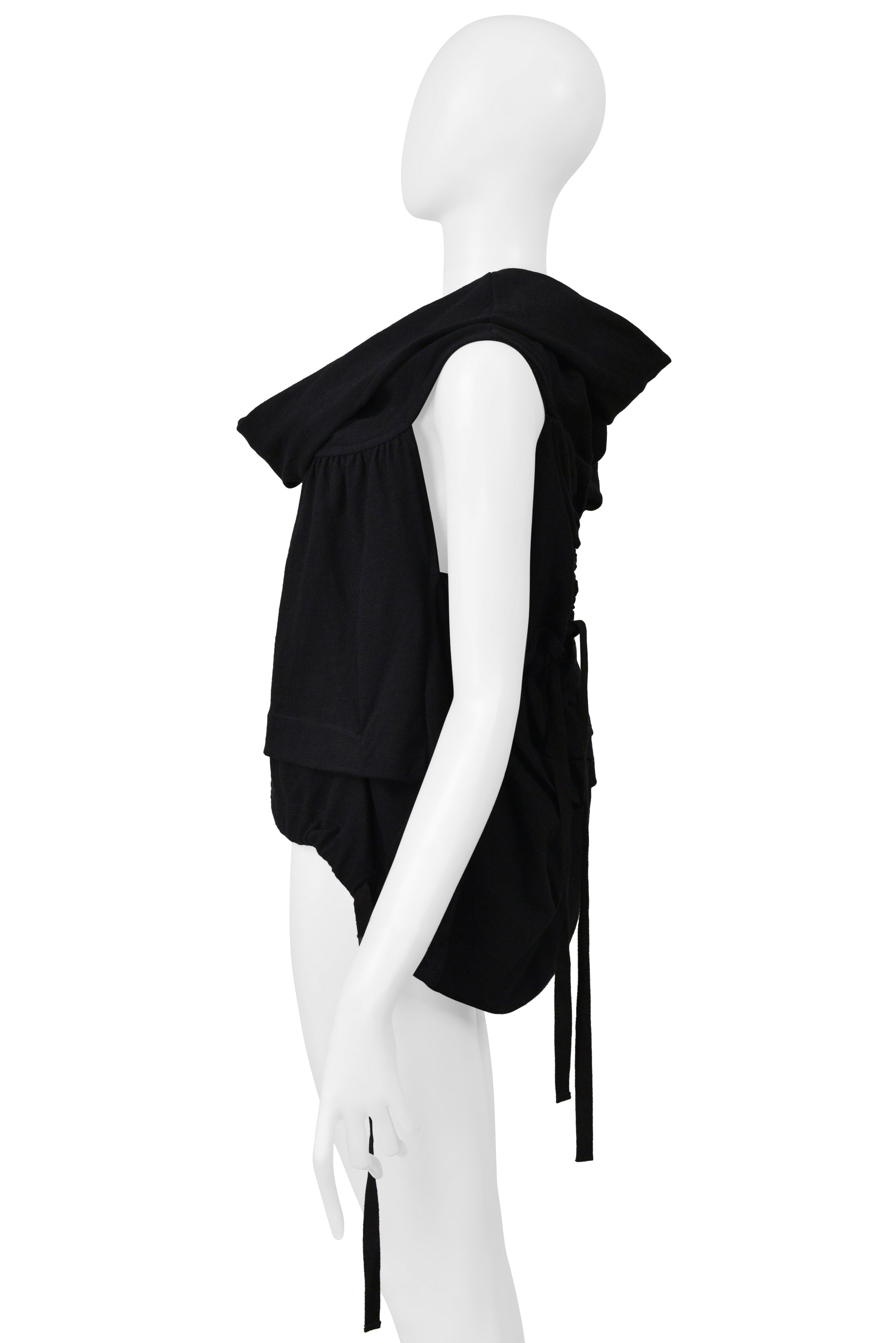 TAO FOR COMME DES GARCONS BLACK SWEATSHIRT TOP 2005
