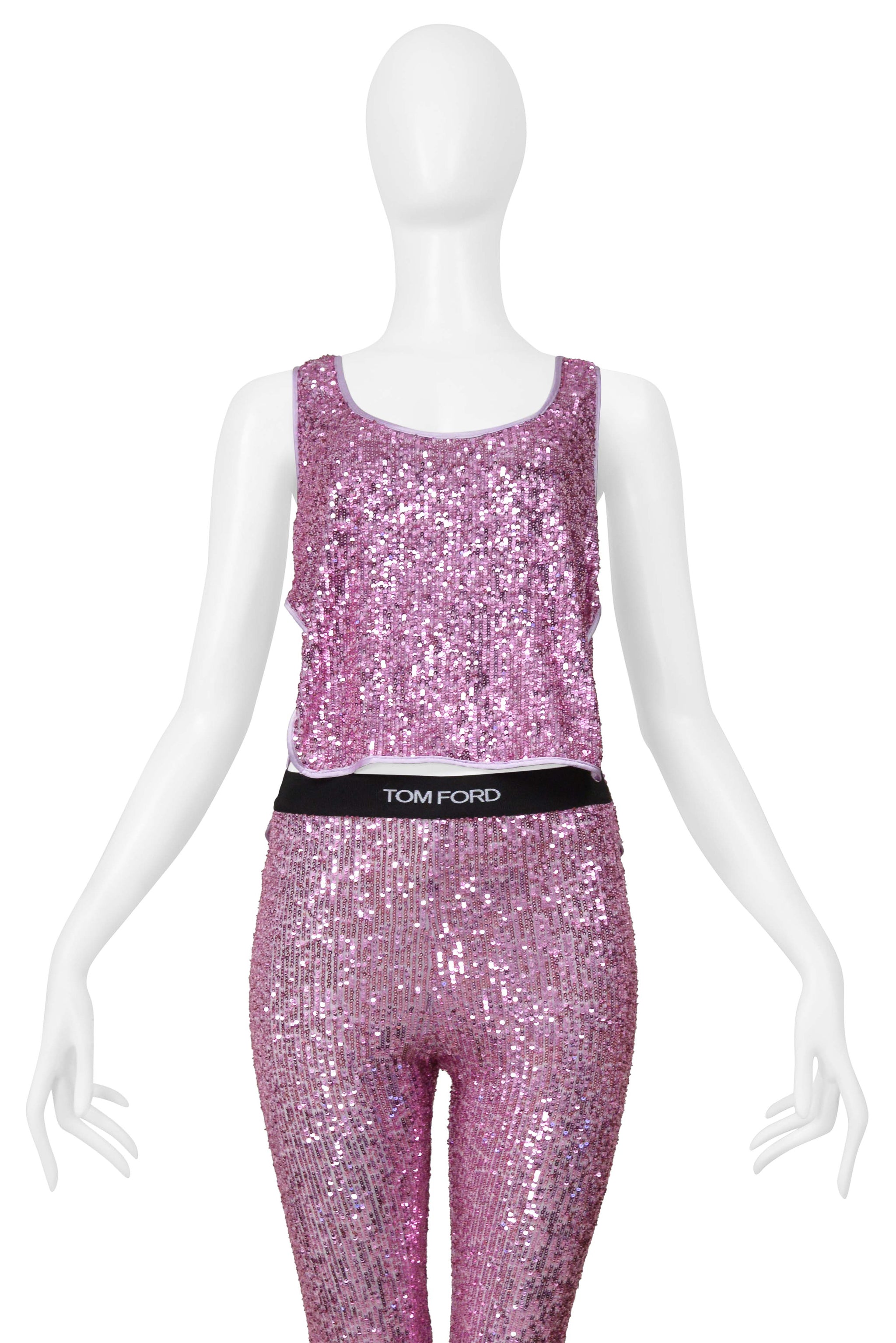 TOM FORD PINK SEQUIN ENSEMBLE 2022