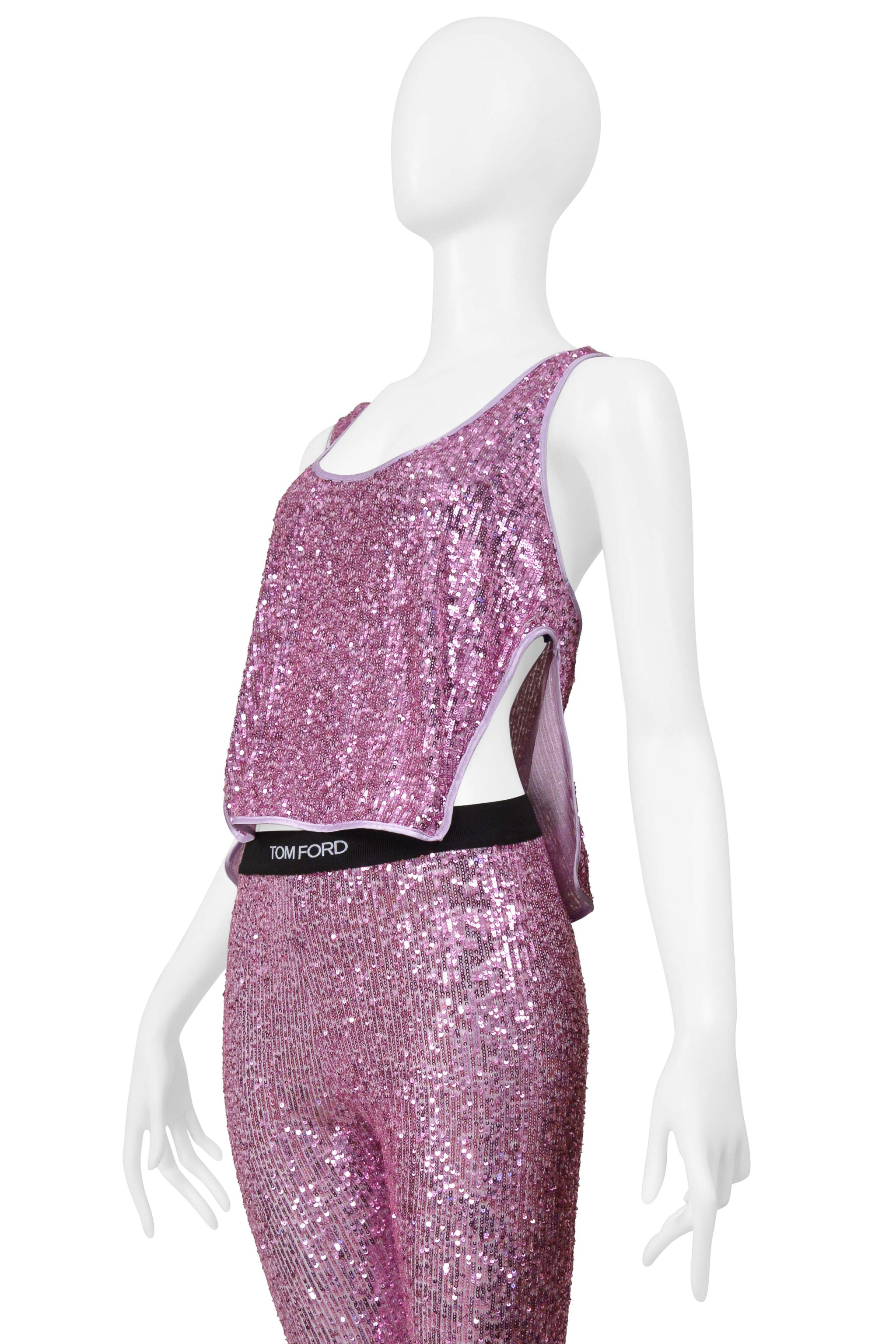 TOM FORD PINK SEQUIN ENSEMBLE 2022