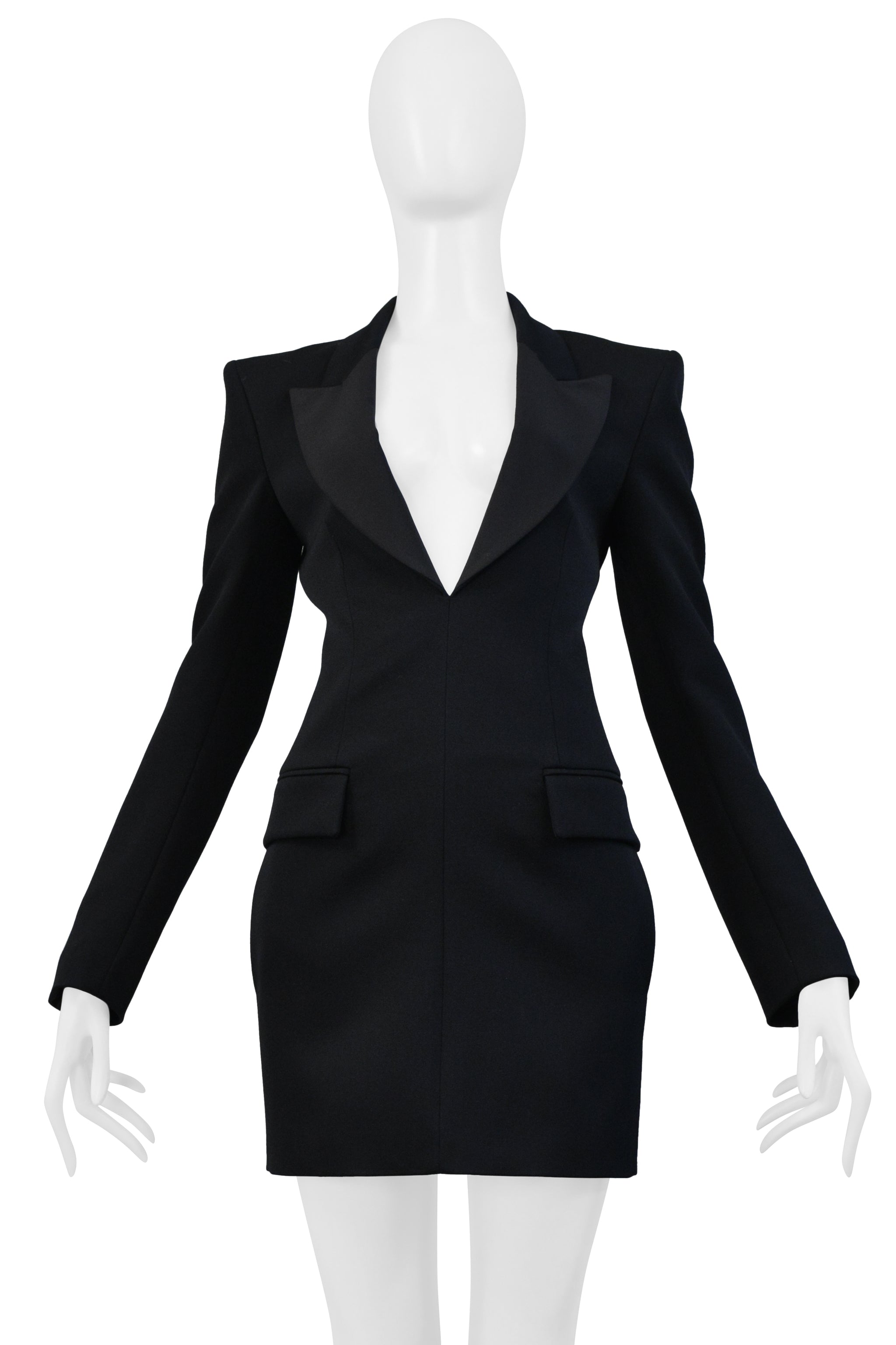 VALENTINO BLACK TUXEDO DRESS