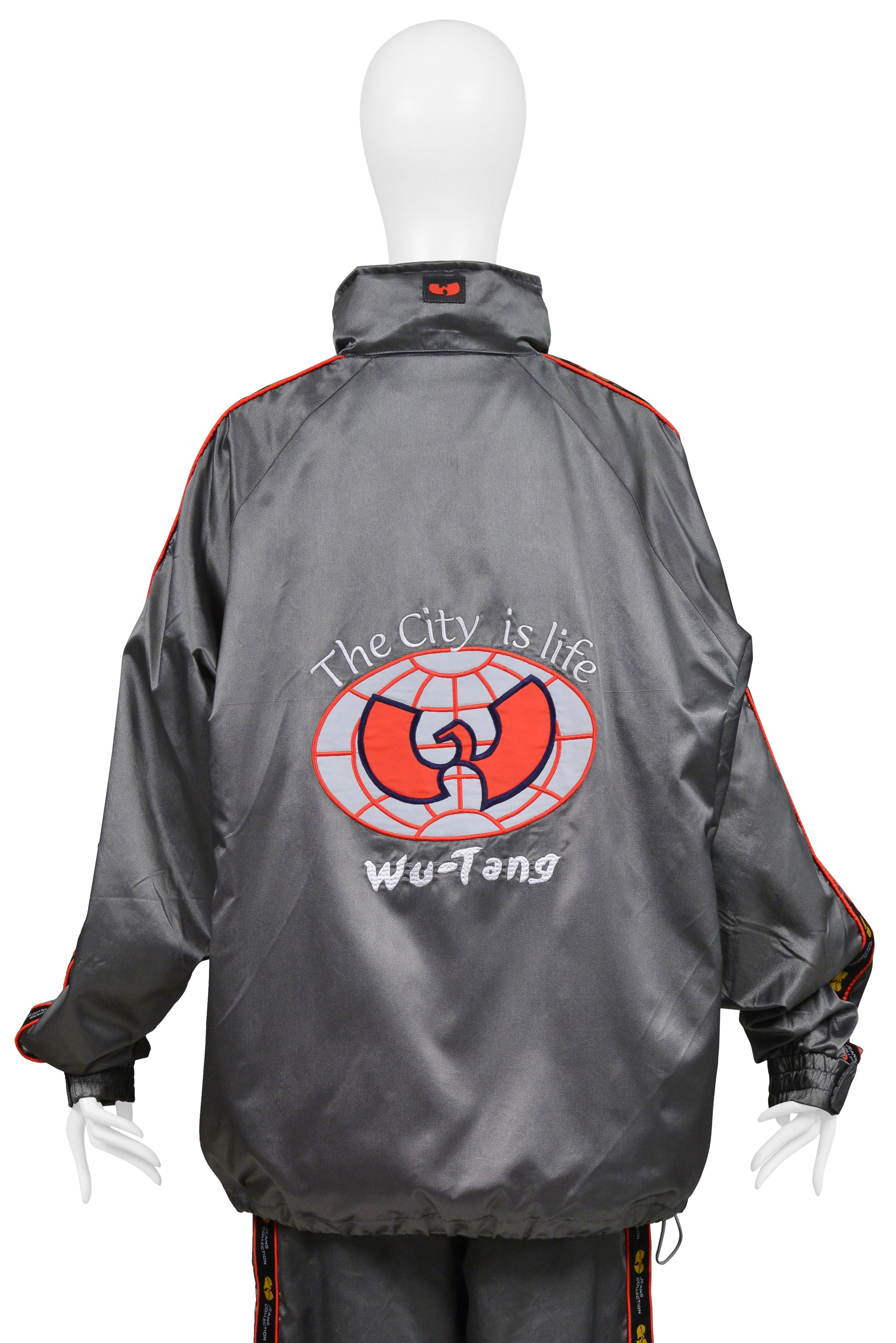WU-TANG CLAN GREY, RED, & BLACK TRACKSUIT 1996
