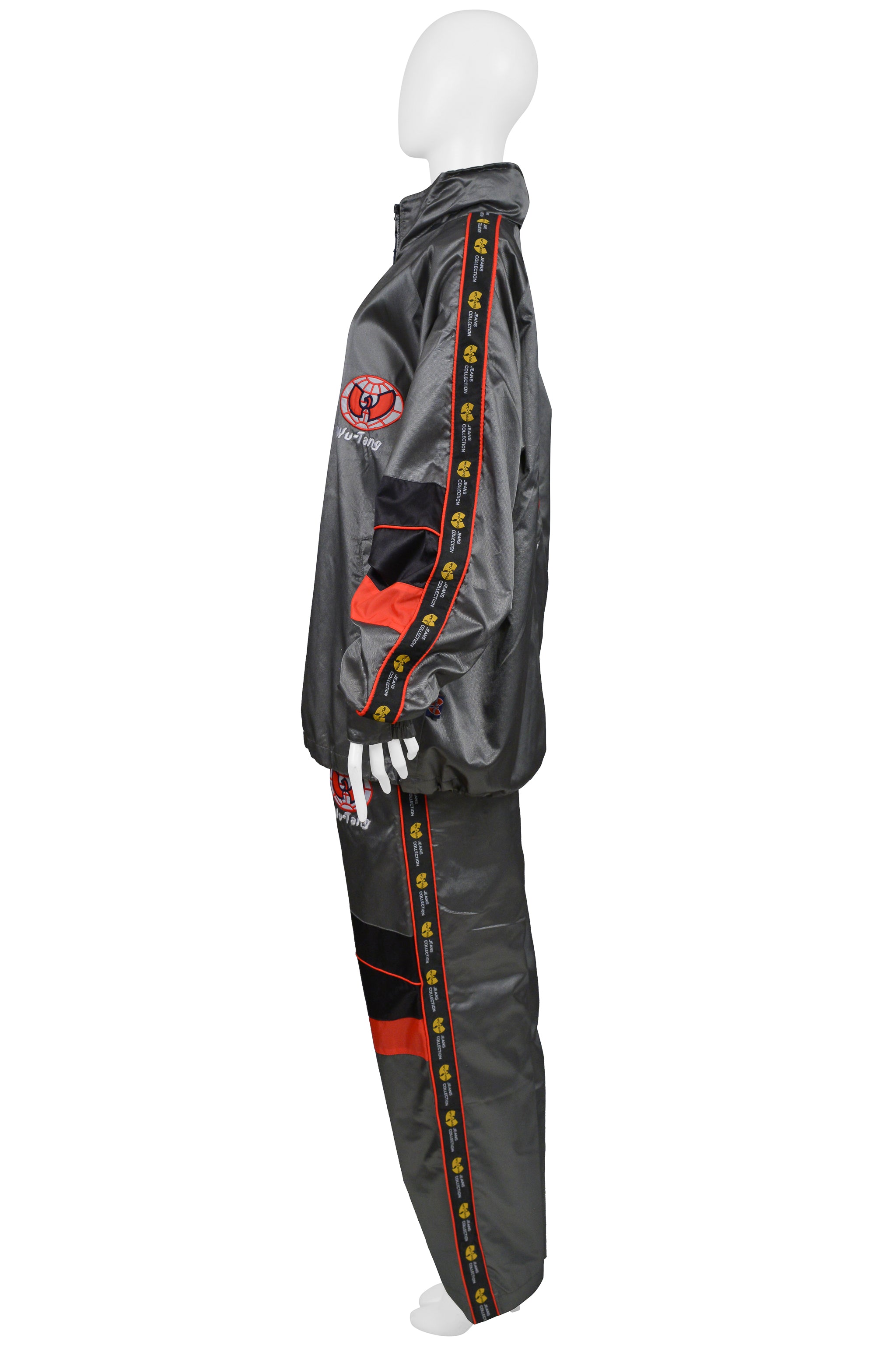 WU-TANG CLAN GREY, RED, & BLACK TRACKSUIT 1996