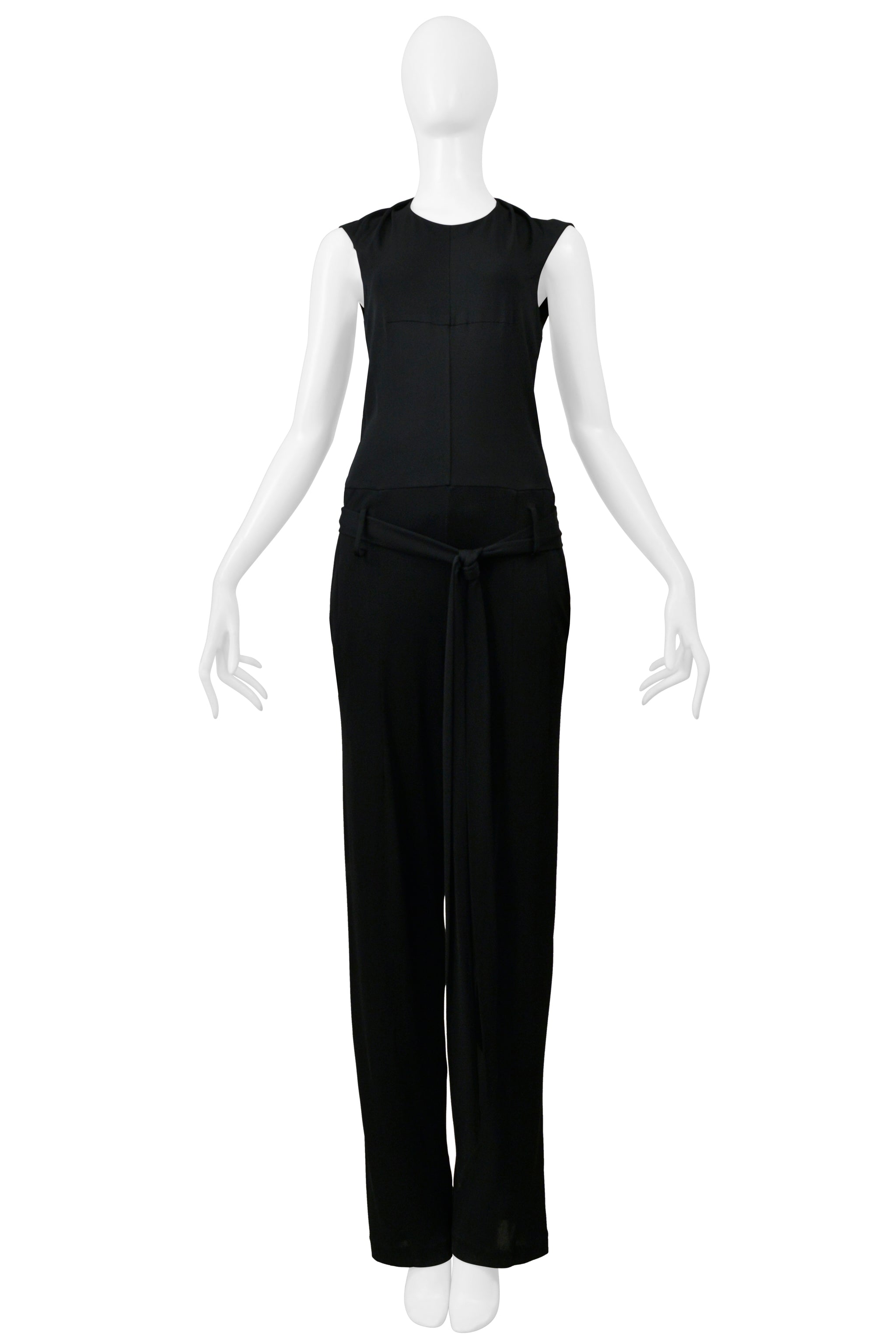 YSL BY STEFANO PILATI BLACK JUMPSUIT