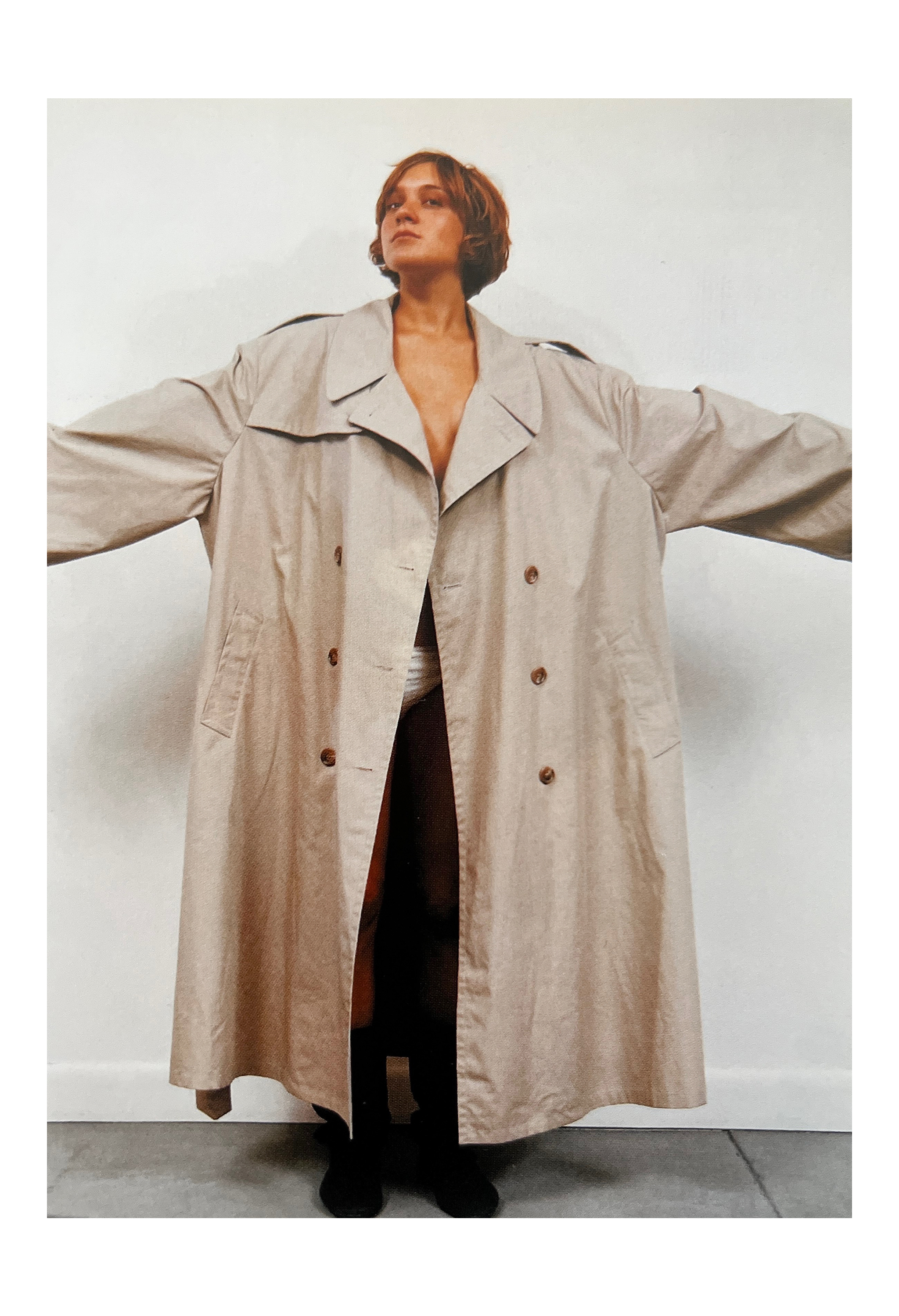 MAISON MARTIN MARGIELA ICONIC OVERSIZED TRENCH COAT 2000