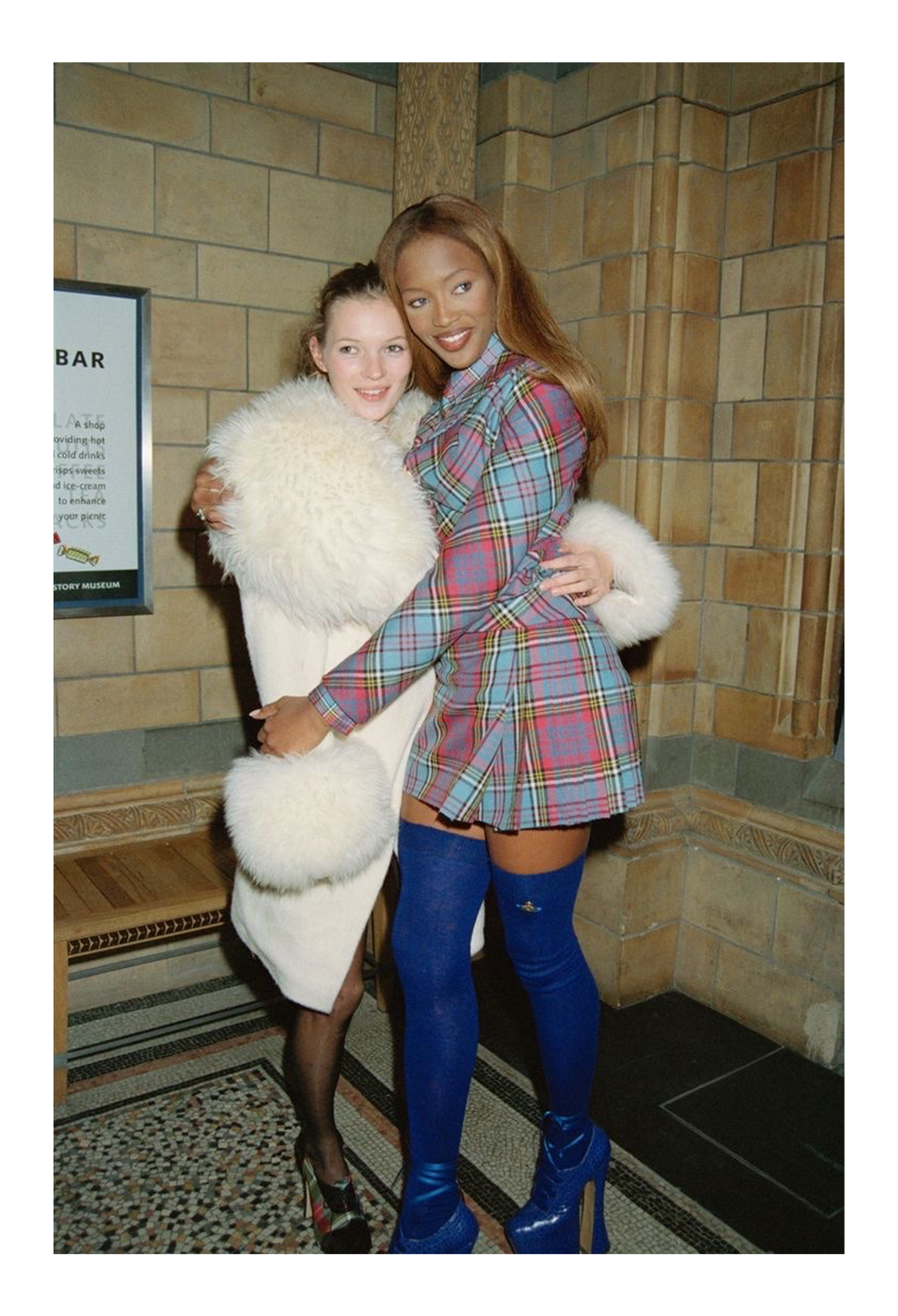 VIVIENNE WESTWOOD ICONIC RED LABEL BLACK VELVET AND FUR POODLE COAT 1990S