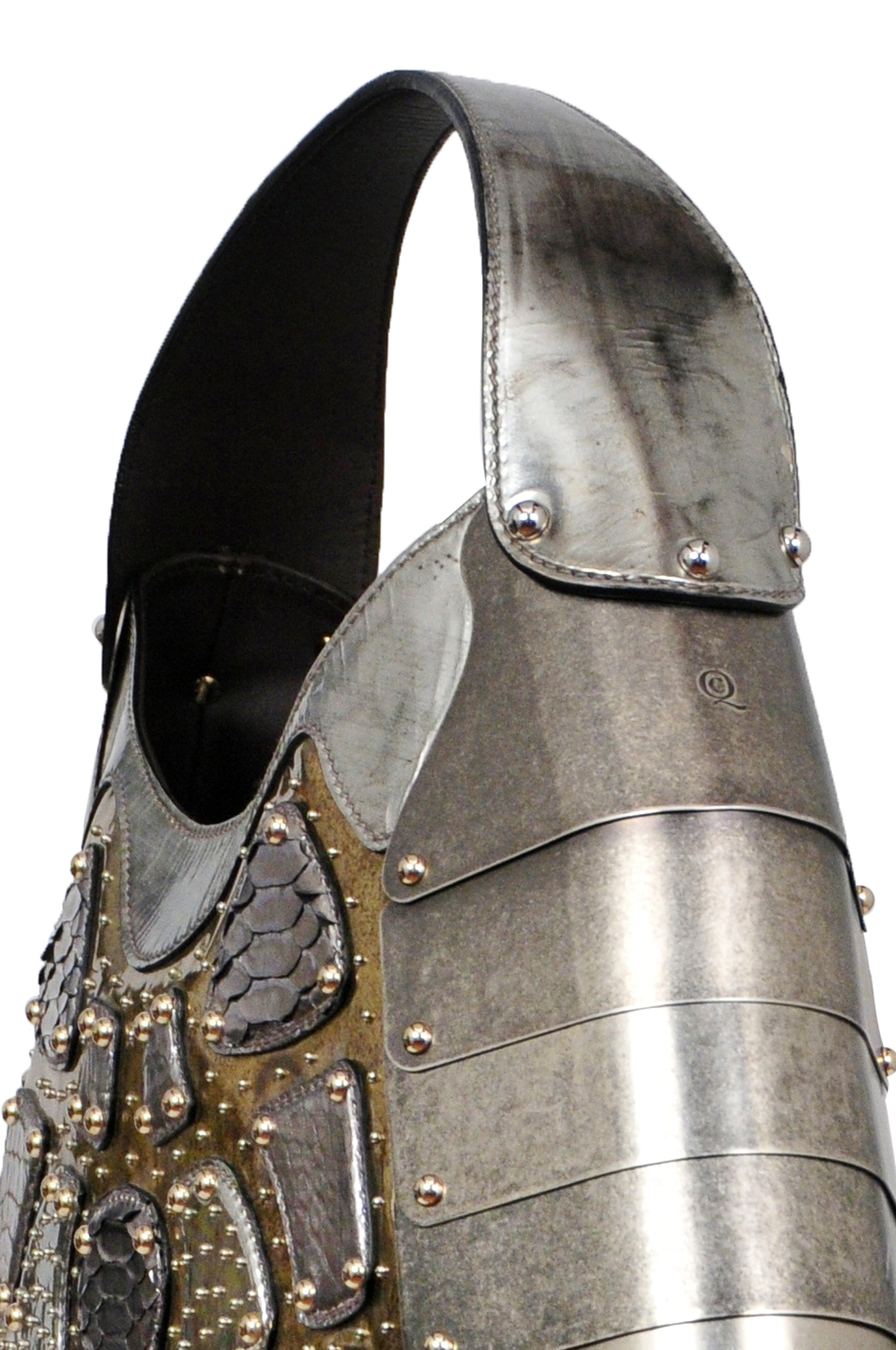 ALEXANDER MCQUEEN RARE LIMITED EDITION SILVER ARMOR BAG 2007